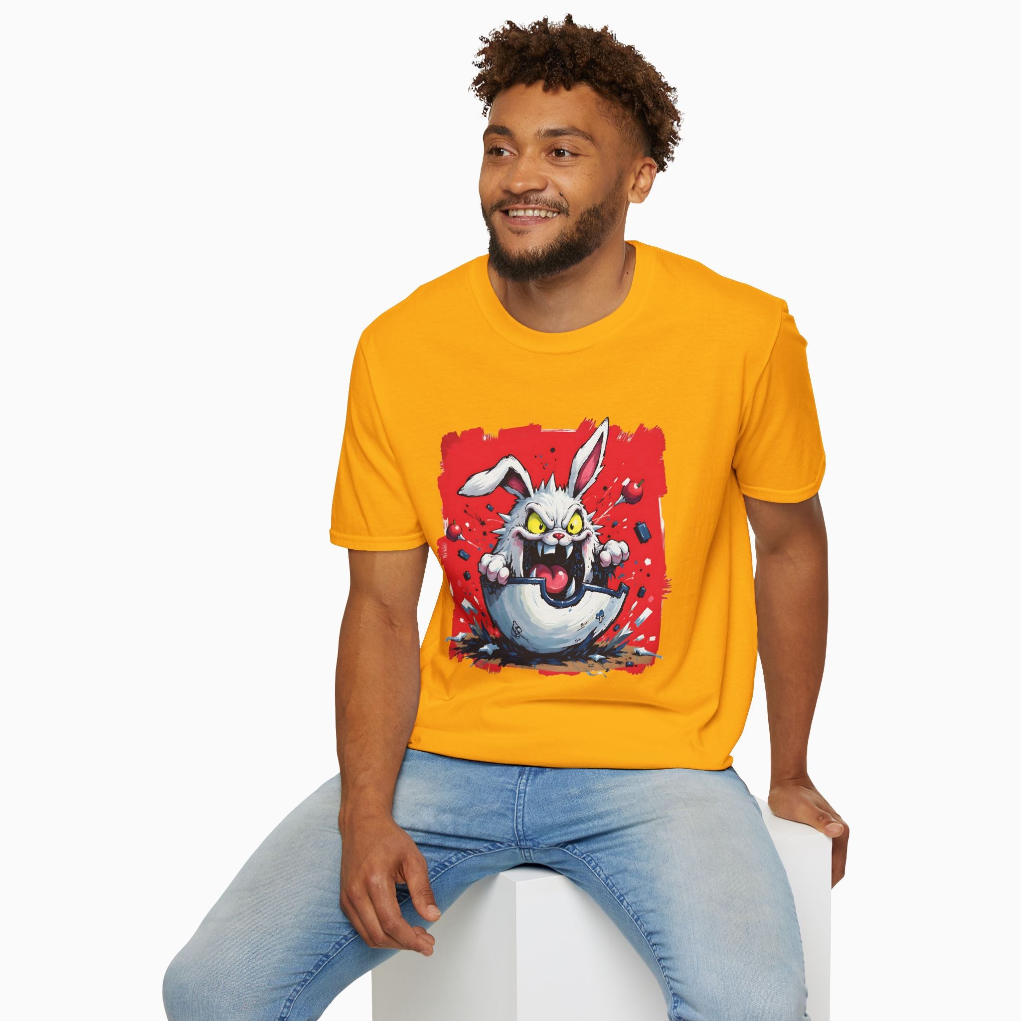 Crazy Rabbit Poké Ball Unisex T-Shirt