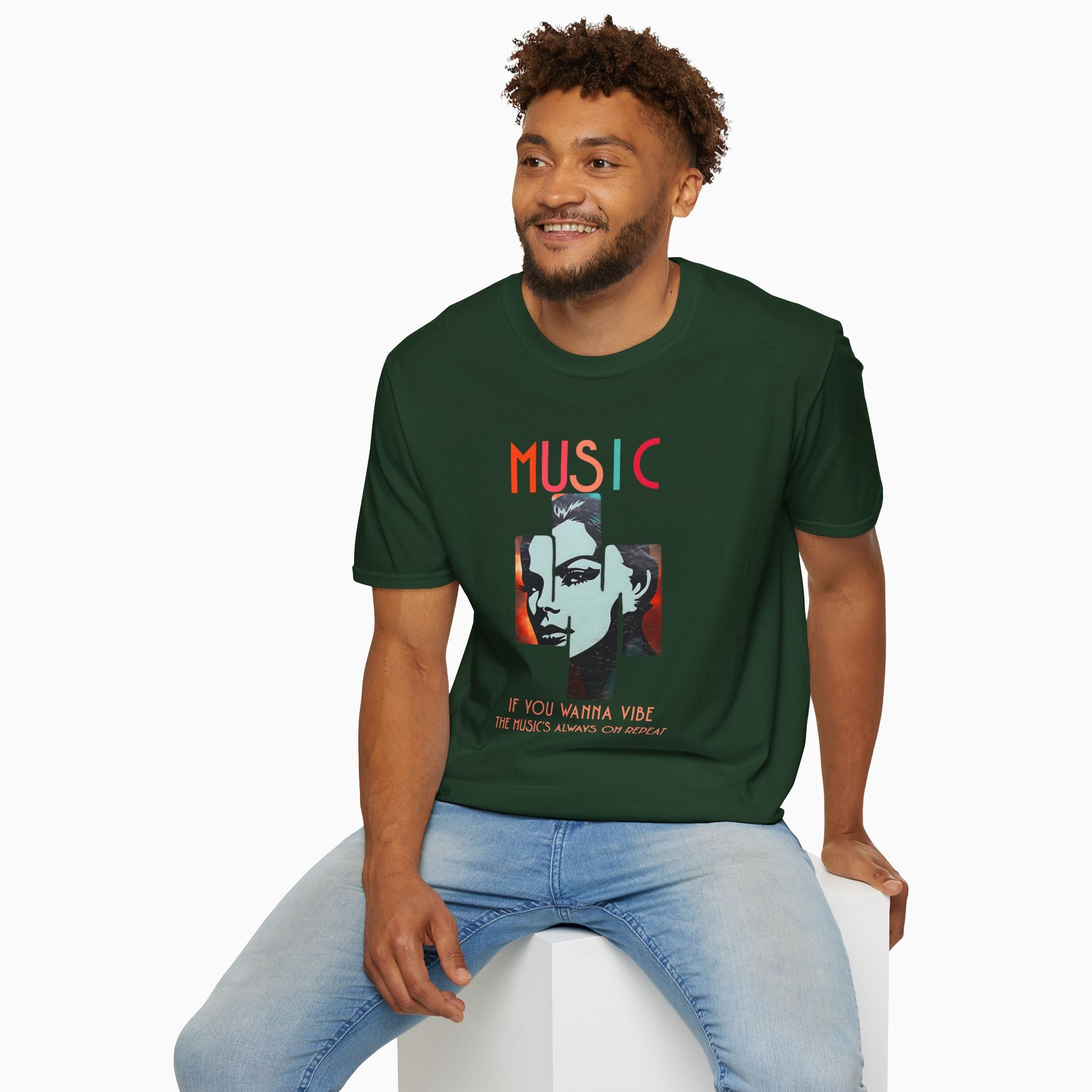 If You Wanna Vibe, The Music's Always On Repeat Unisex T-Shirt