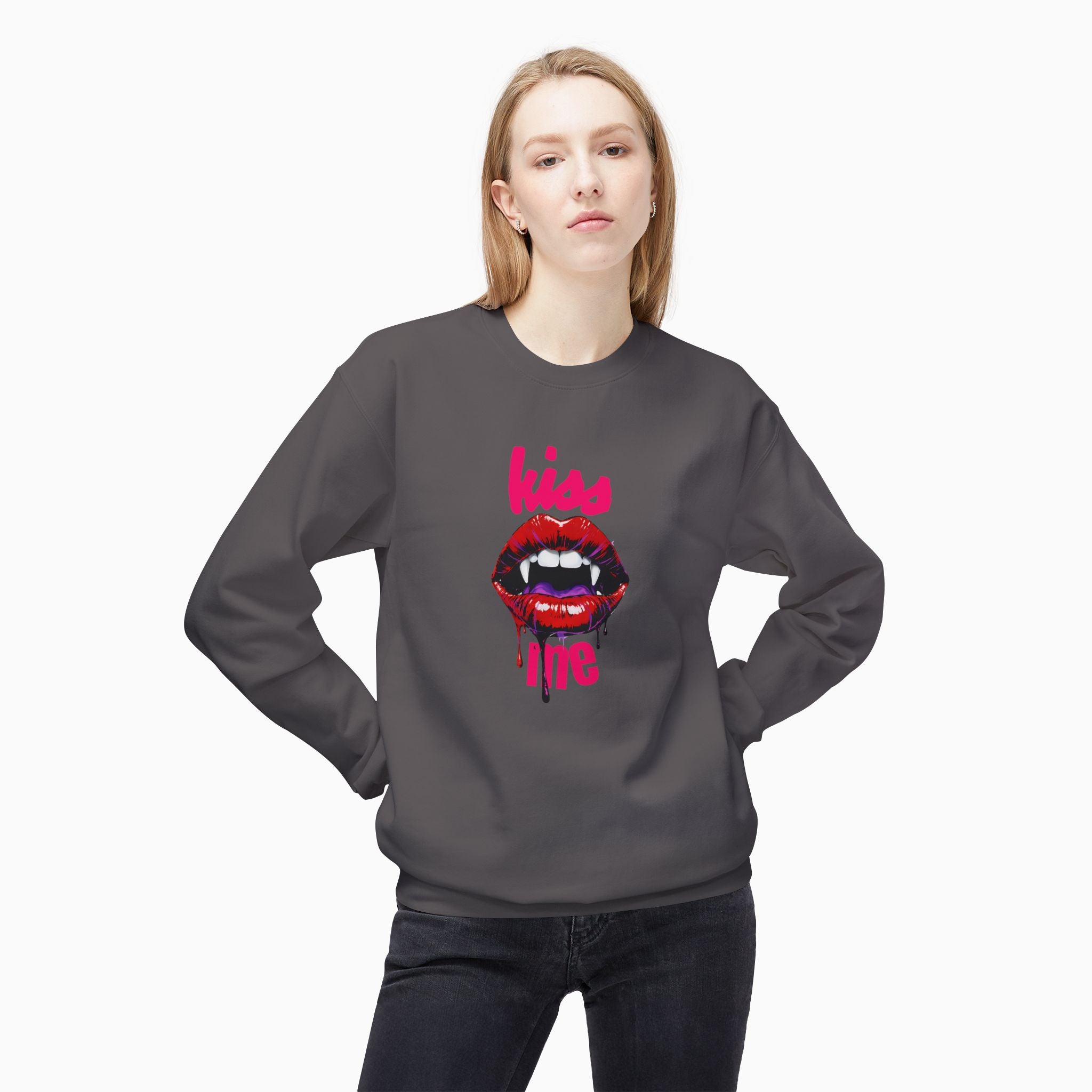 Kiss Me Vampire Unisex Sweatshirt