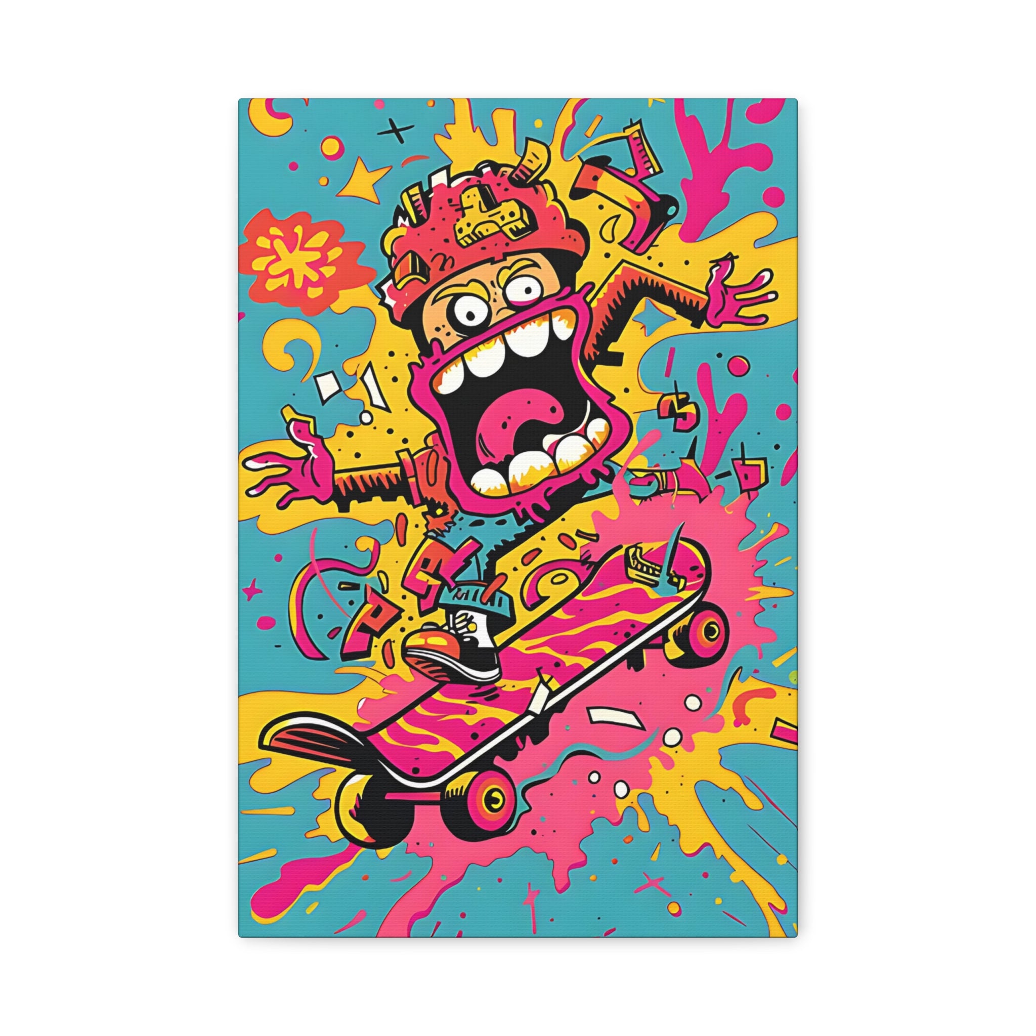 Skateboarder Canvas Print