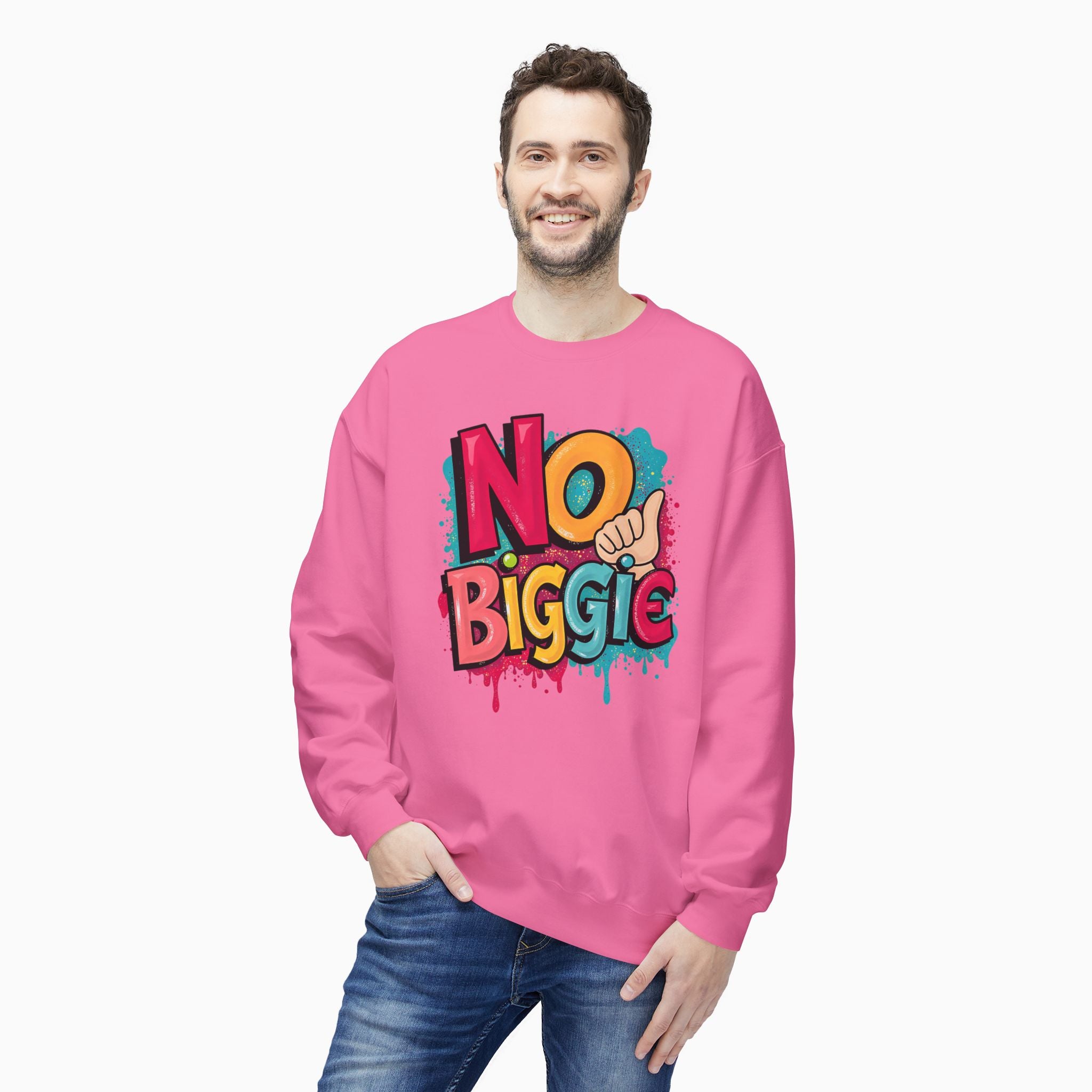 Thumbs Up & No Biggie Unisex Sweatshirt