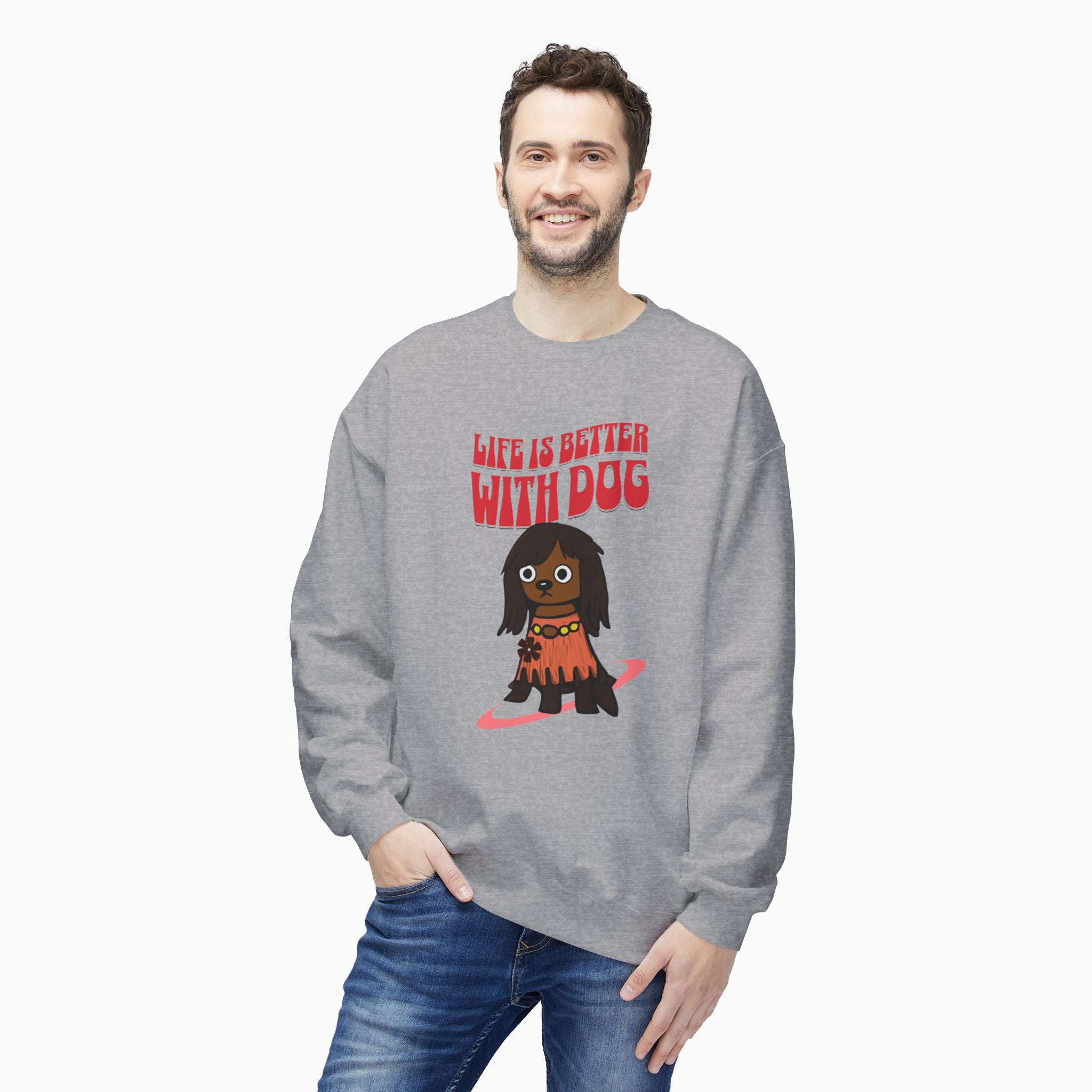 Life Is Better With Dog Unisex Sweatshirt