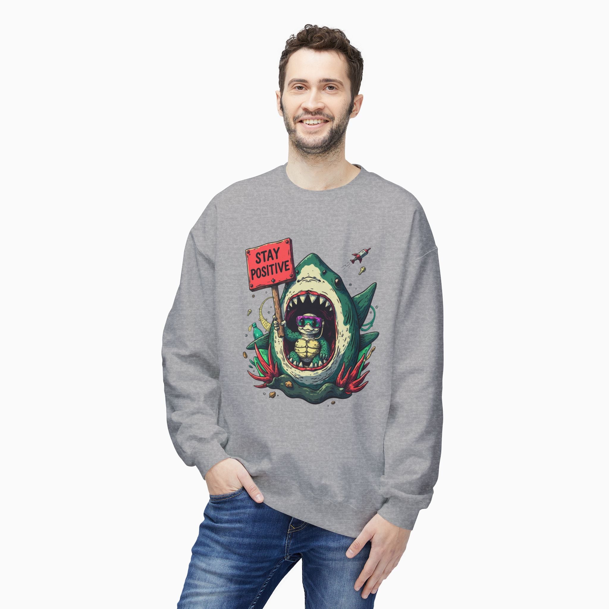 Stay Positive Unisex Sweatshirt