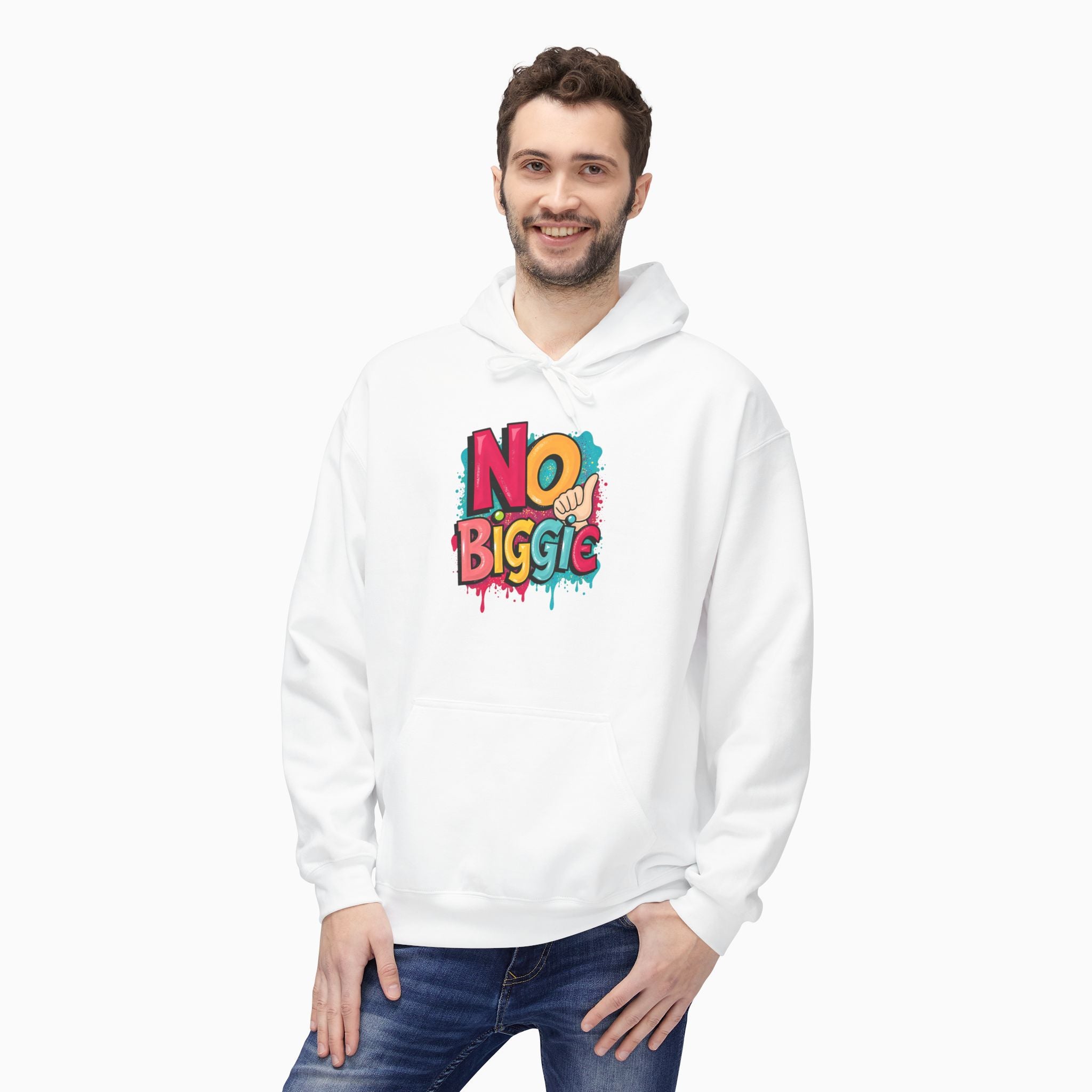 Thumbs Up & No Biggie Unisex Hoodie