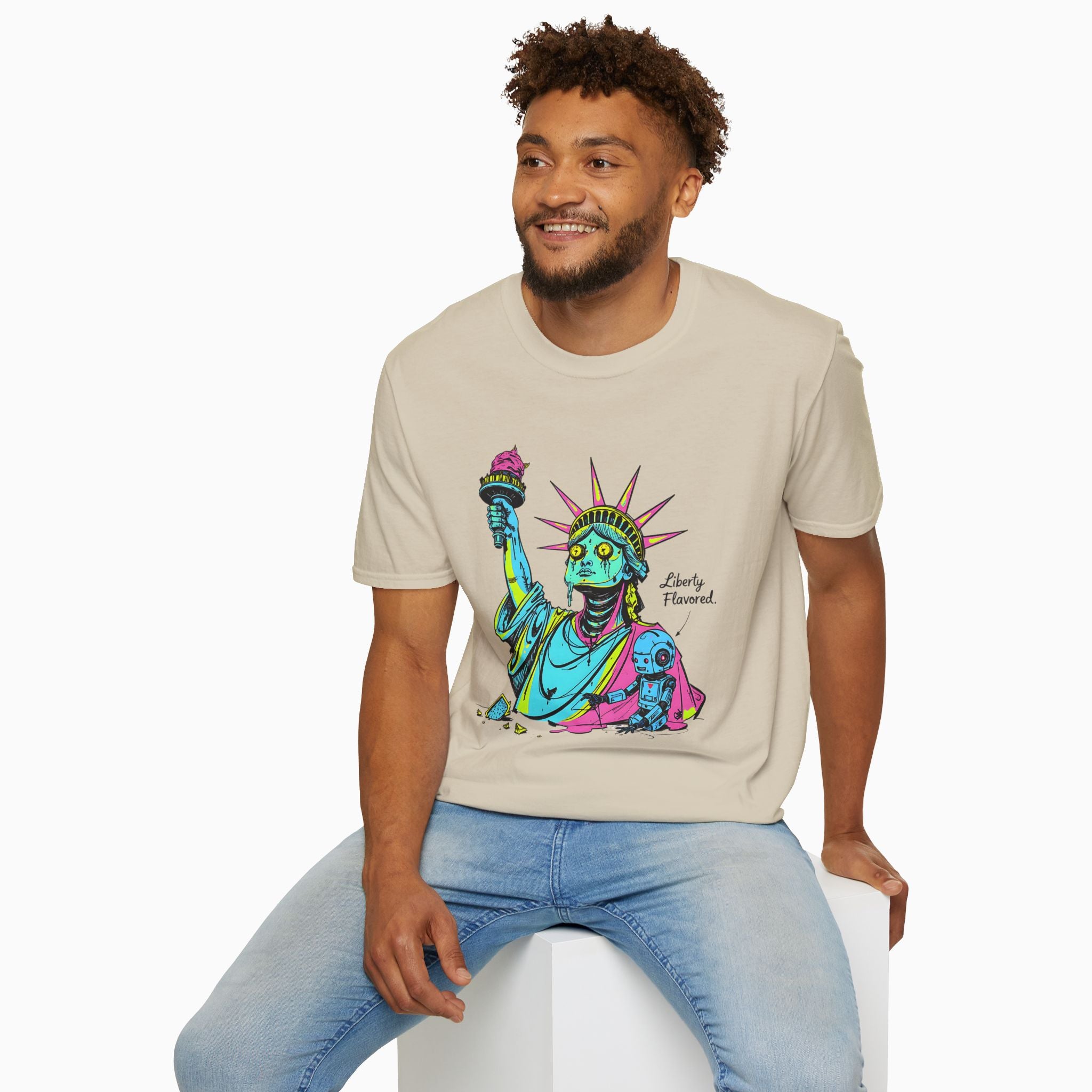 Statute of Liberty Dark Humor Unisex T-Shirt