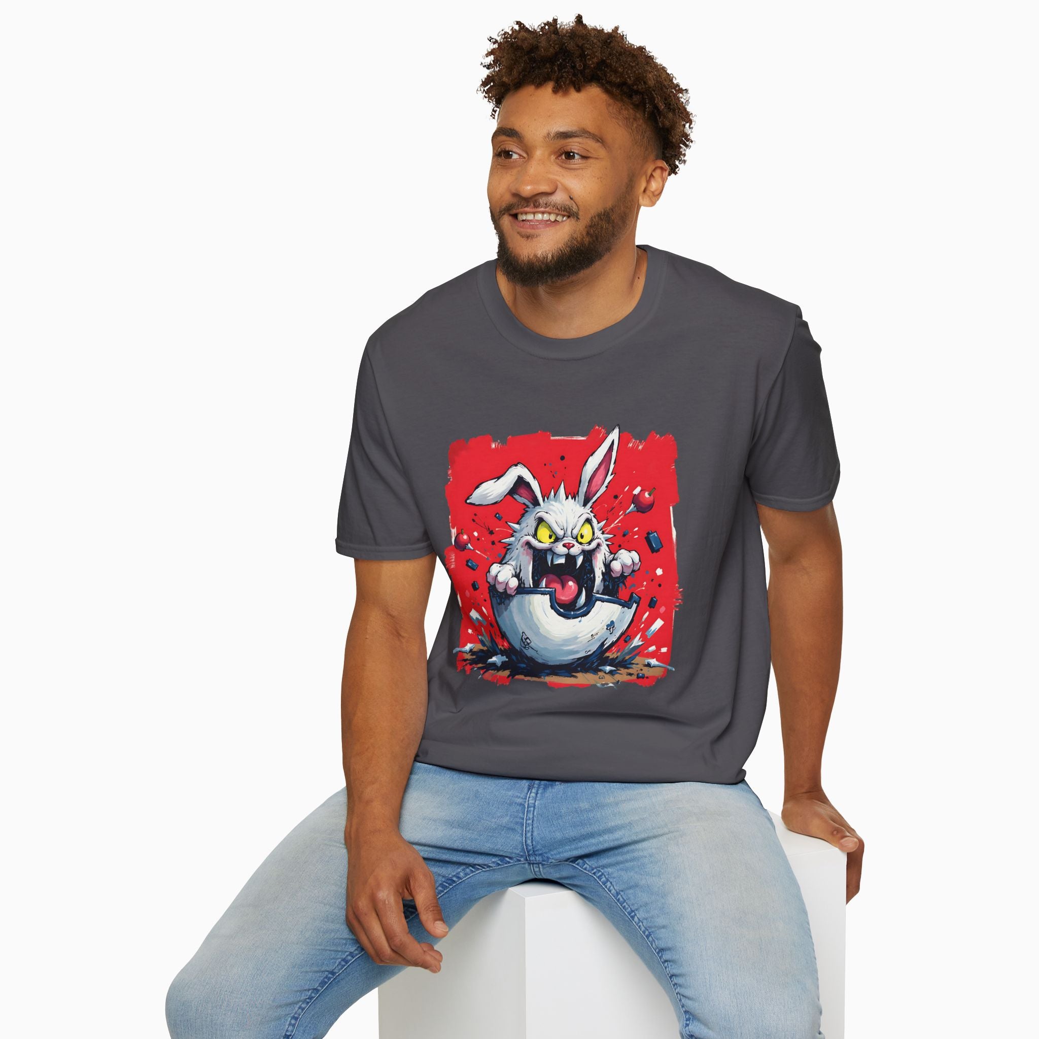 Crazy Rabbit Poké Ball Unisex T-Shirt