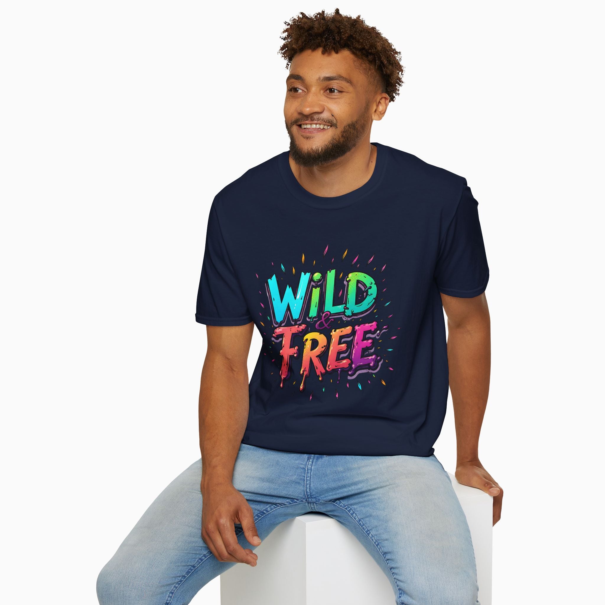 Neon Color Wild Free Unisex T-Shirt