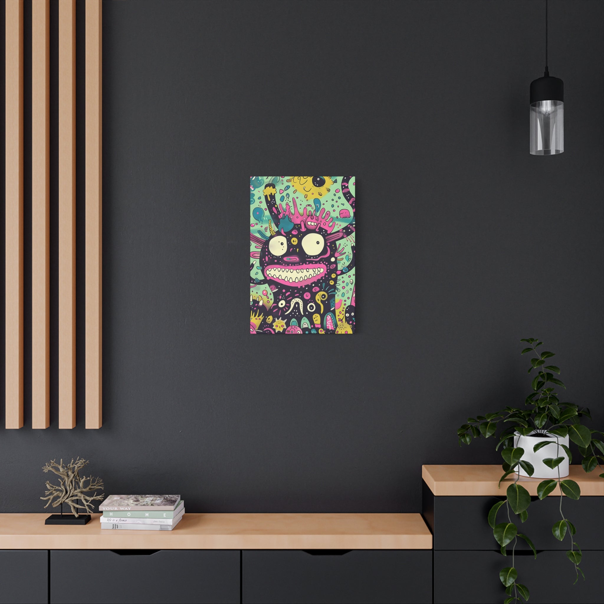 Chinese New Year Monster Canvas Print