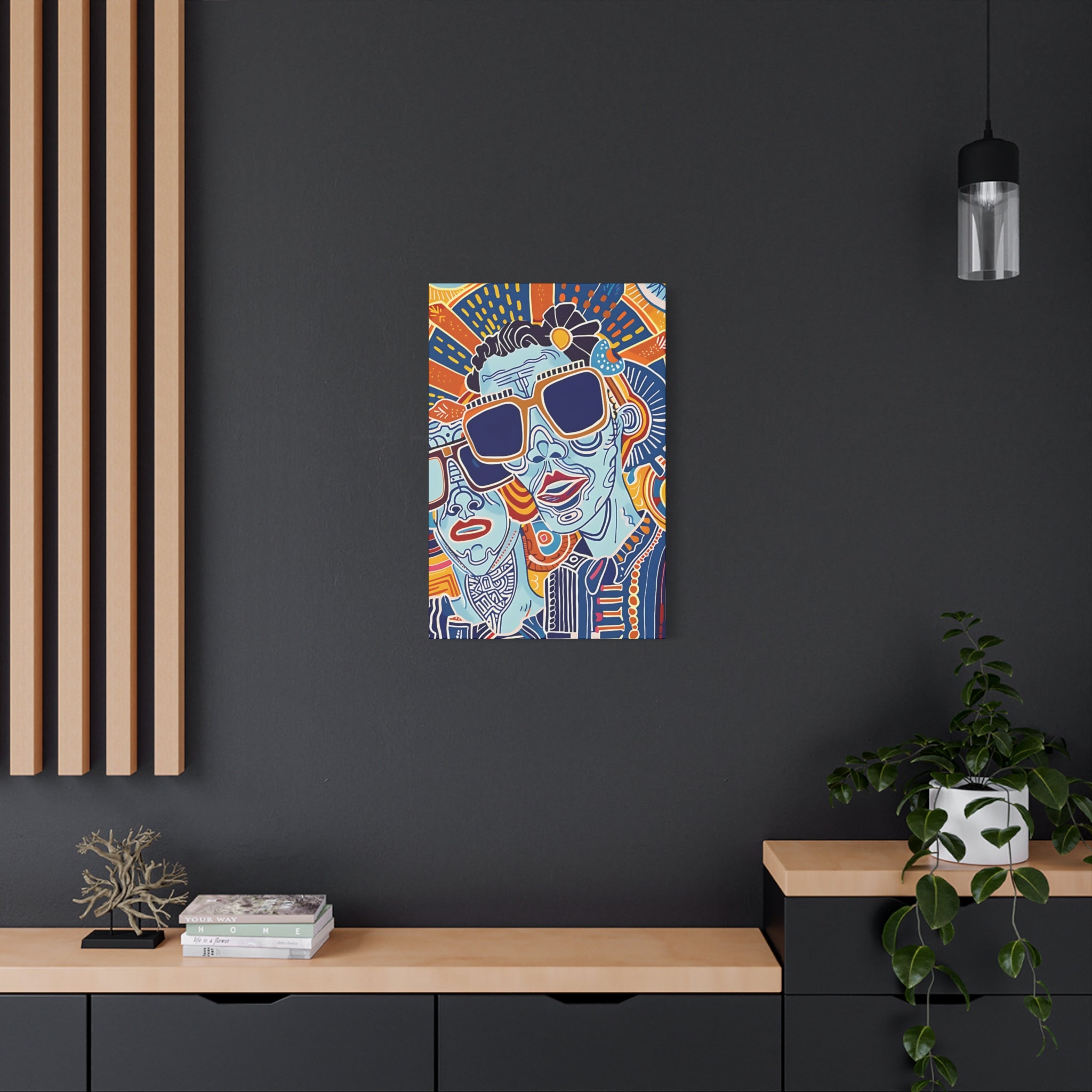 Dynamic Duo Vibes Canvas Print