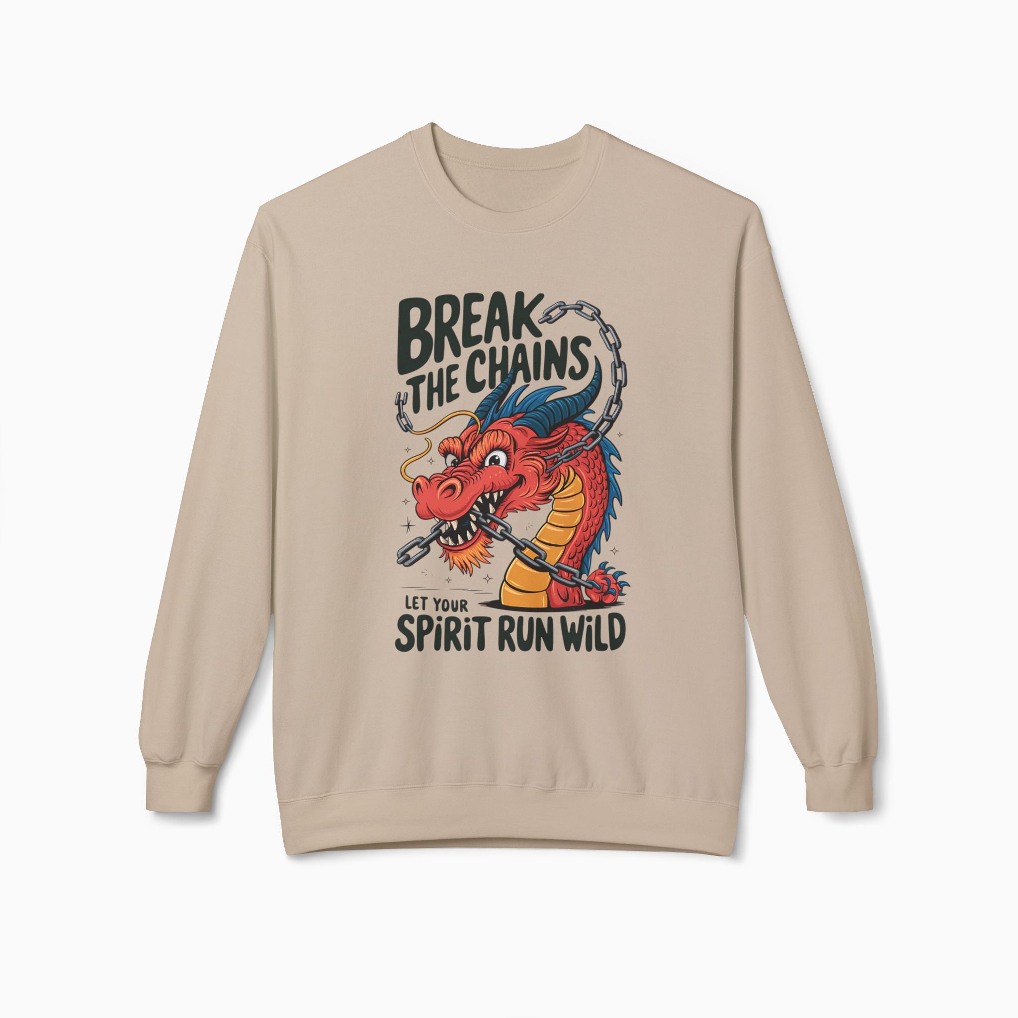 China Dragon Break the Chains Unisex Sweatshirt