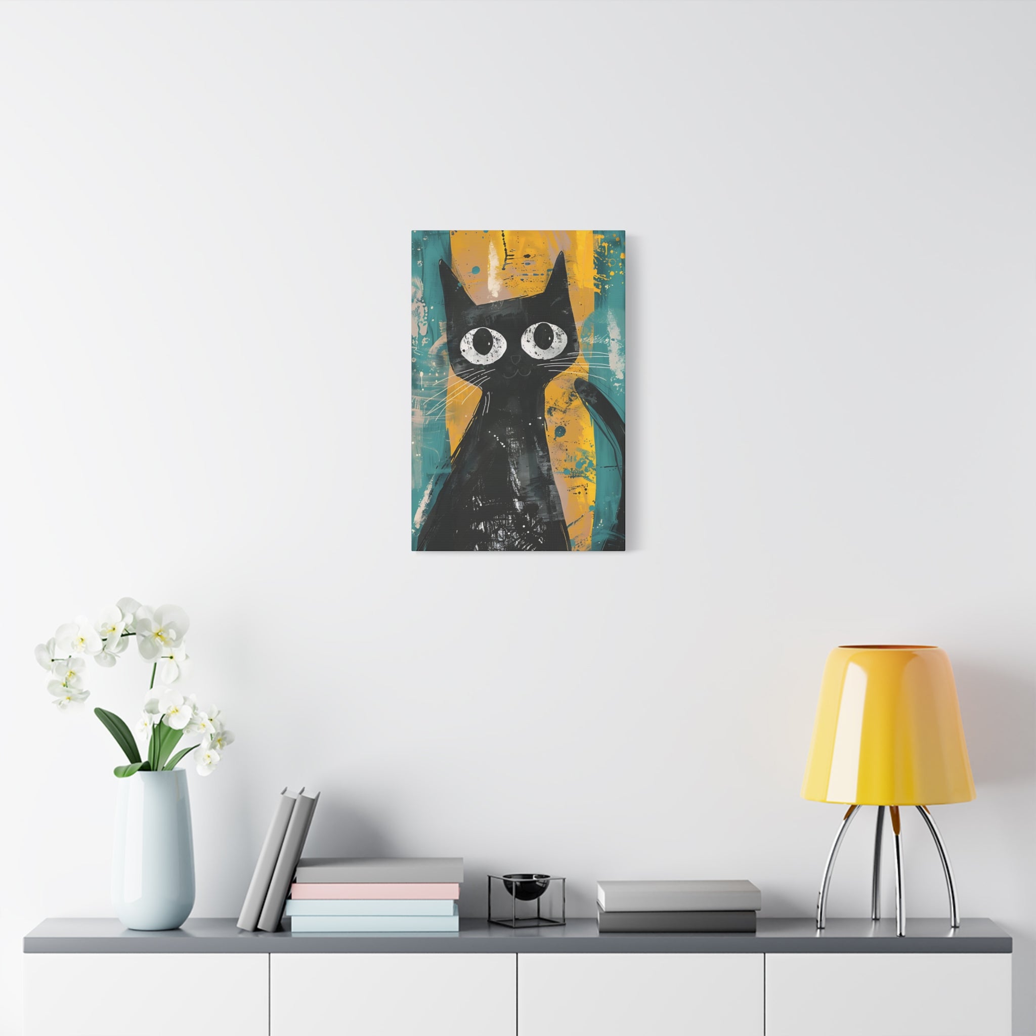 Black Cat Canvas Print