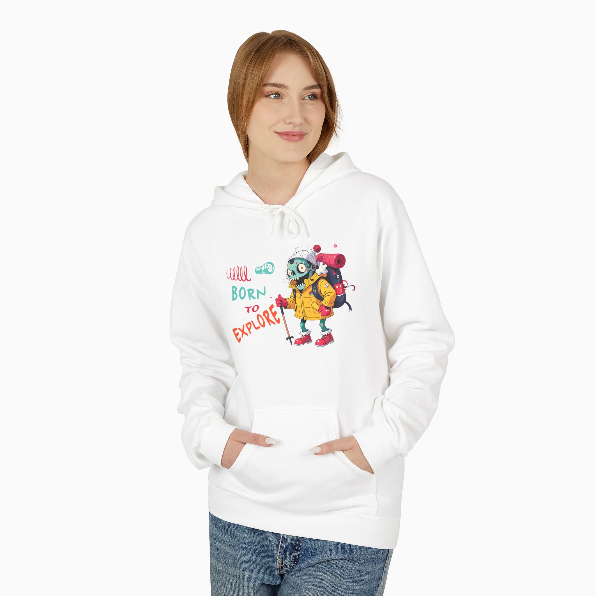 Born To Explore Zombie Unisex Hoodie