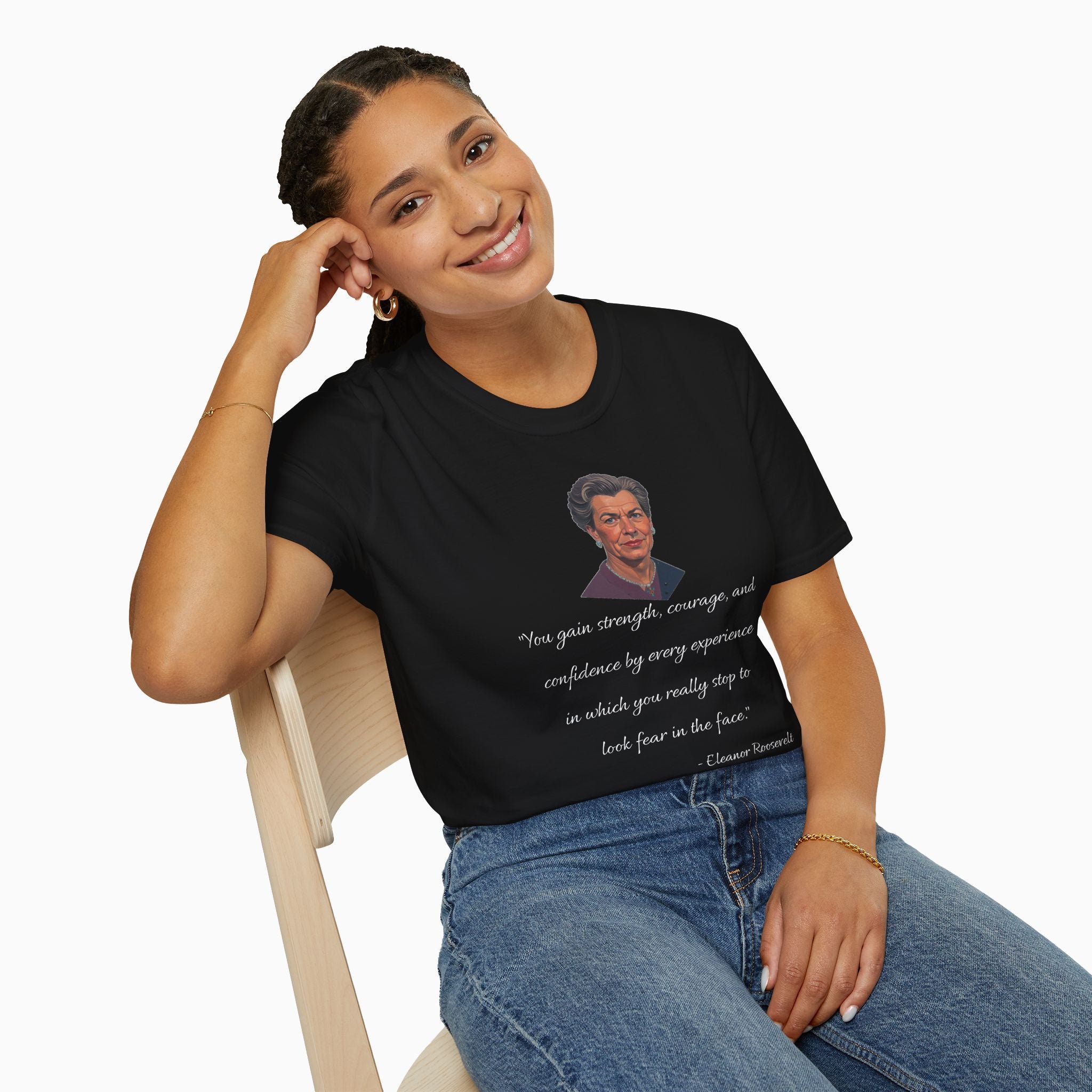 Eleanor Roosevelt Motivation Quote Unisex T-Shirt