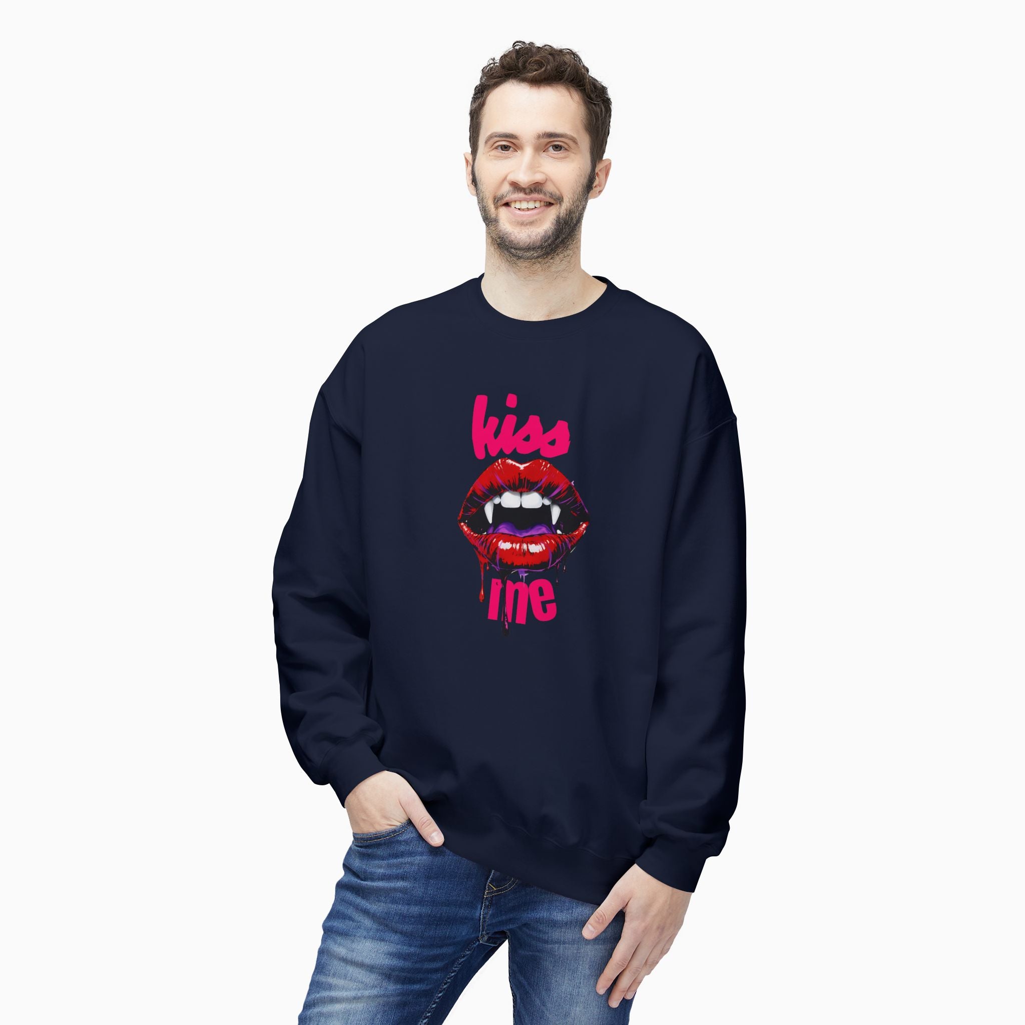 Kiss Me Vampire Unisex Sweatshirt