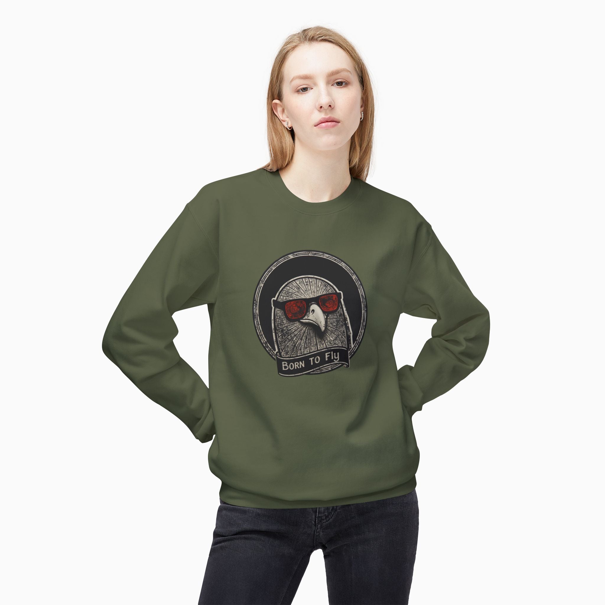 Born To Fly Eagle Unisex Sweatshirt