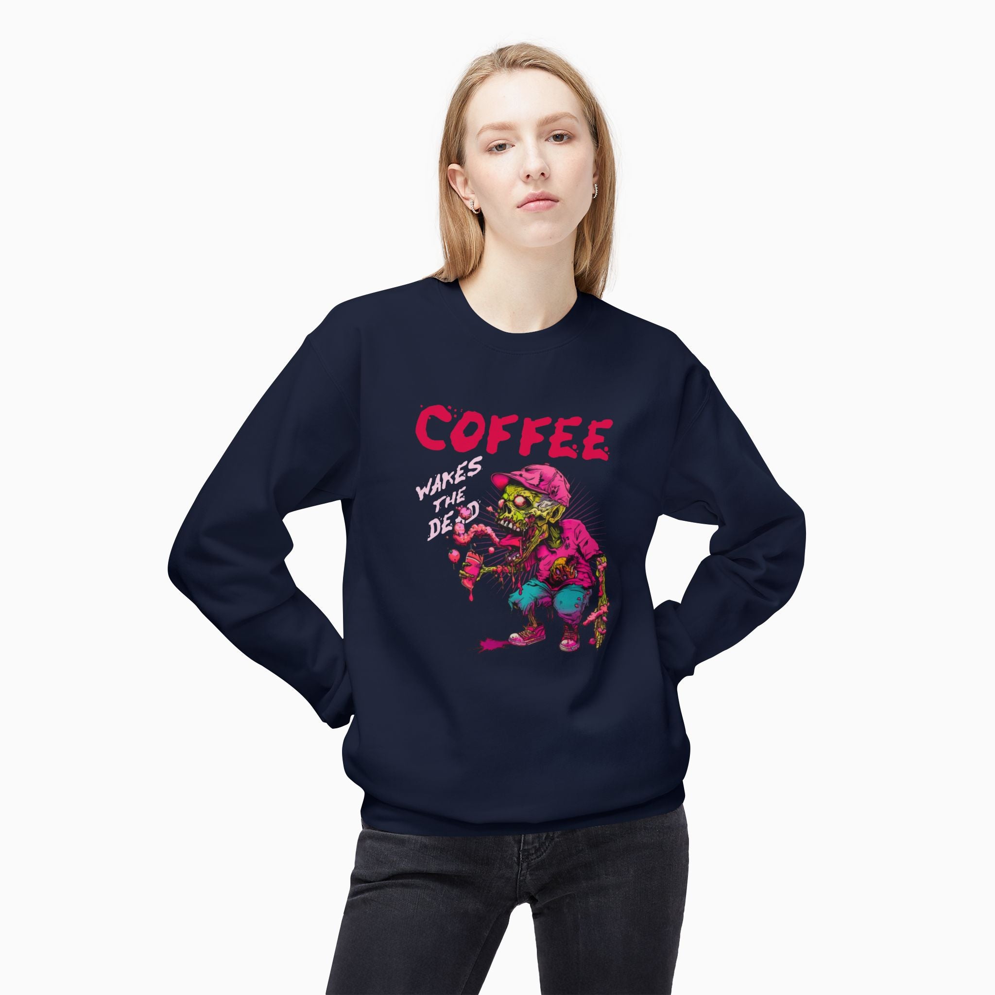 Coffee Wakes The Dead Unisex Sweatshirt