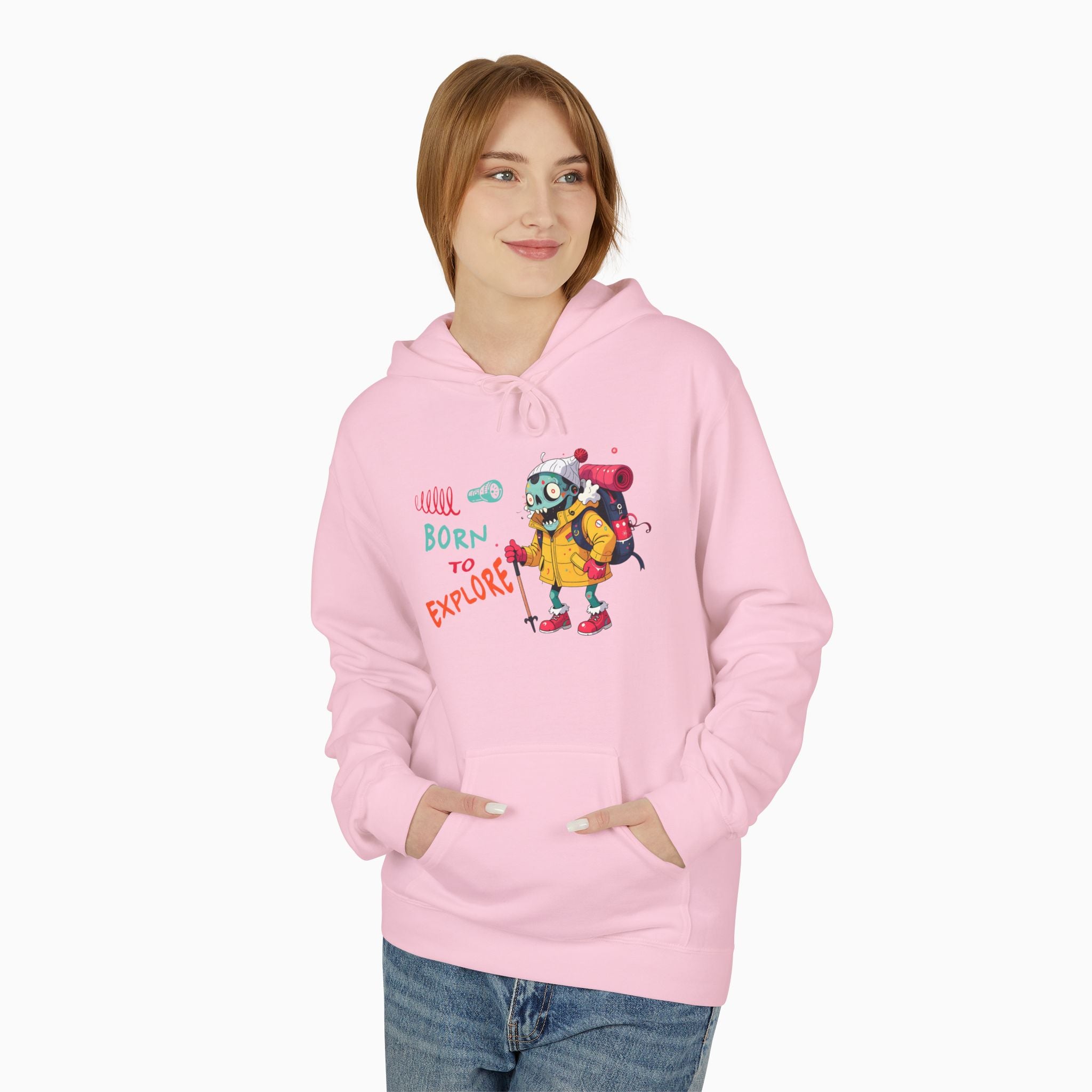 Born To Explore Zombie Unisex Hoodie