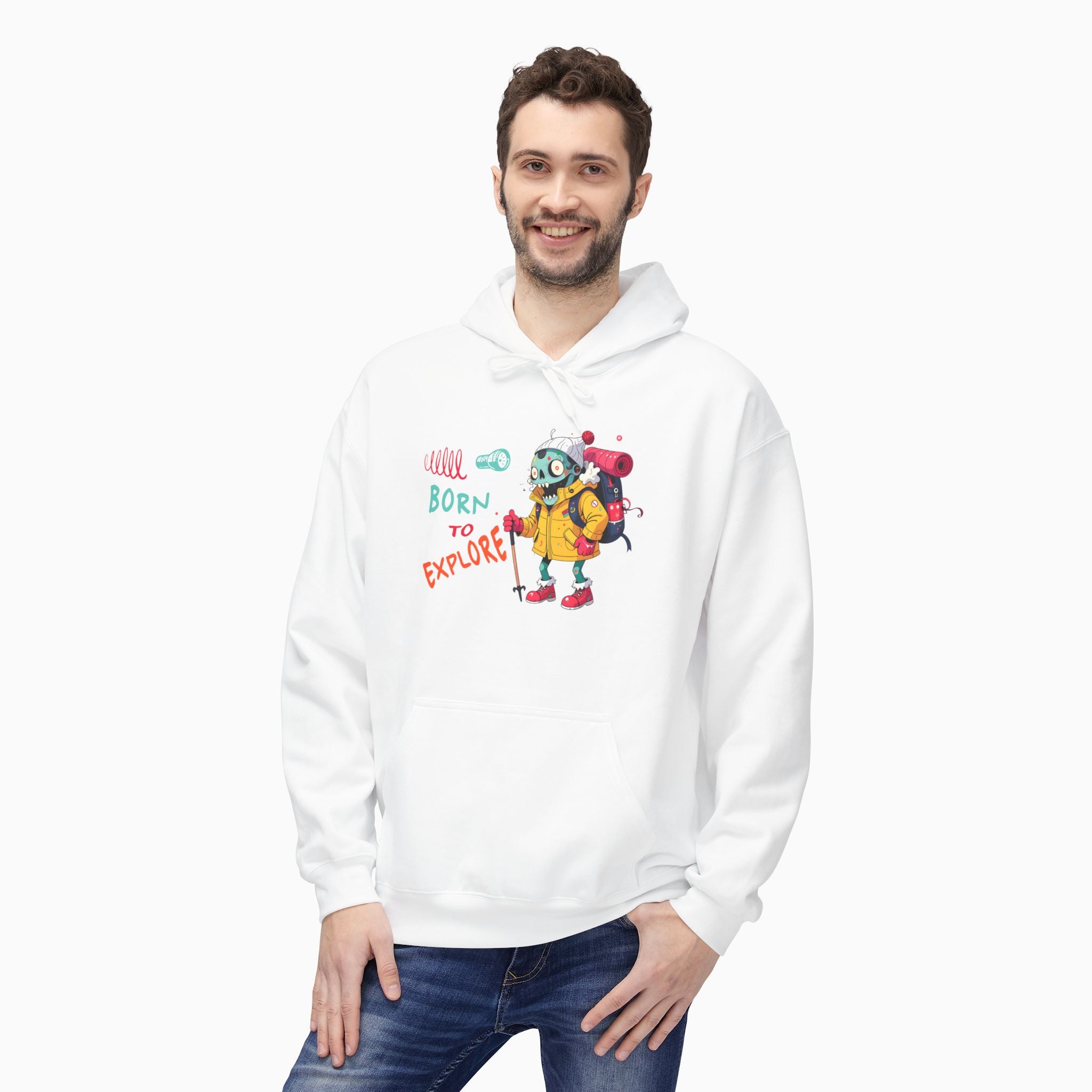 Born To Explore Zombie Unisex Hoodie