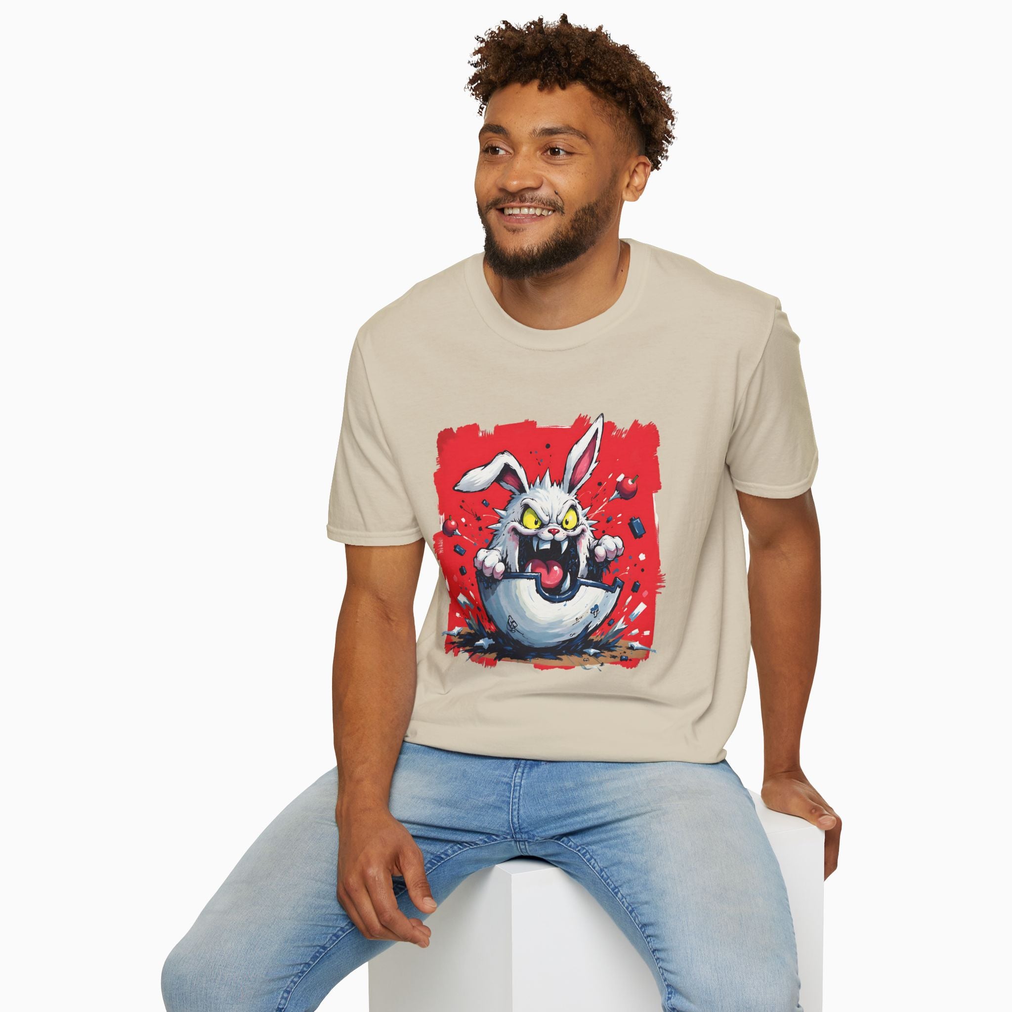 Crazy Rabbit Poké Ball Unisex T-Shirt