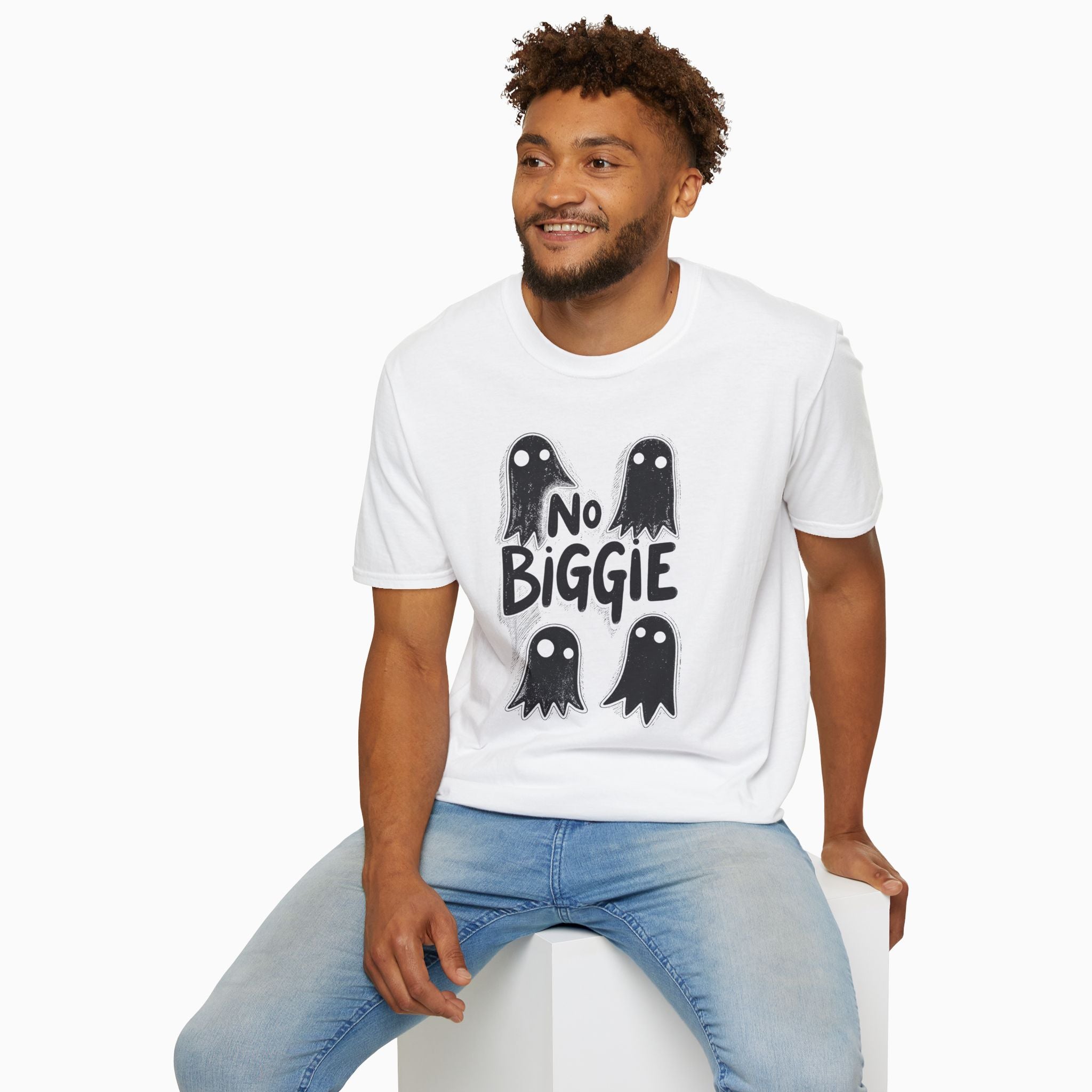 Boo Ghost & No Biggie Unisex T-Shirt