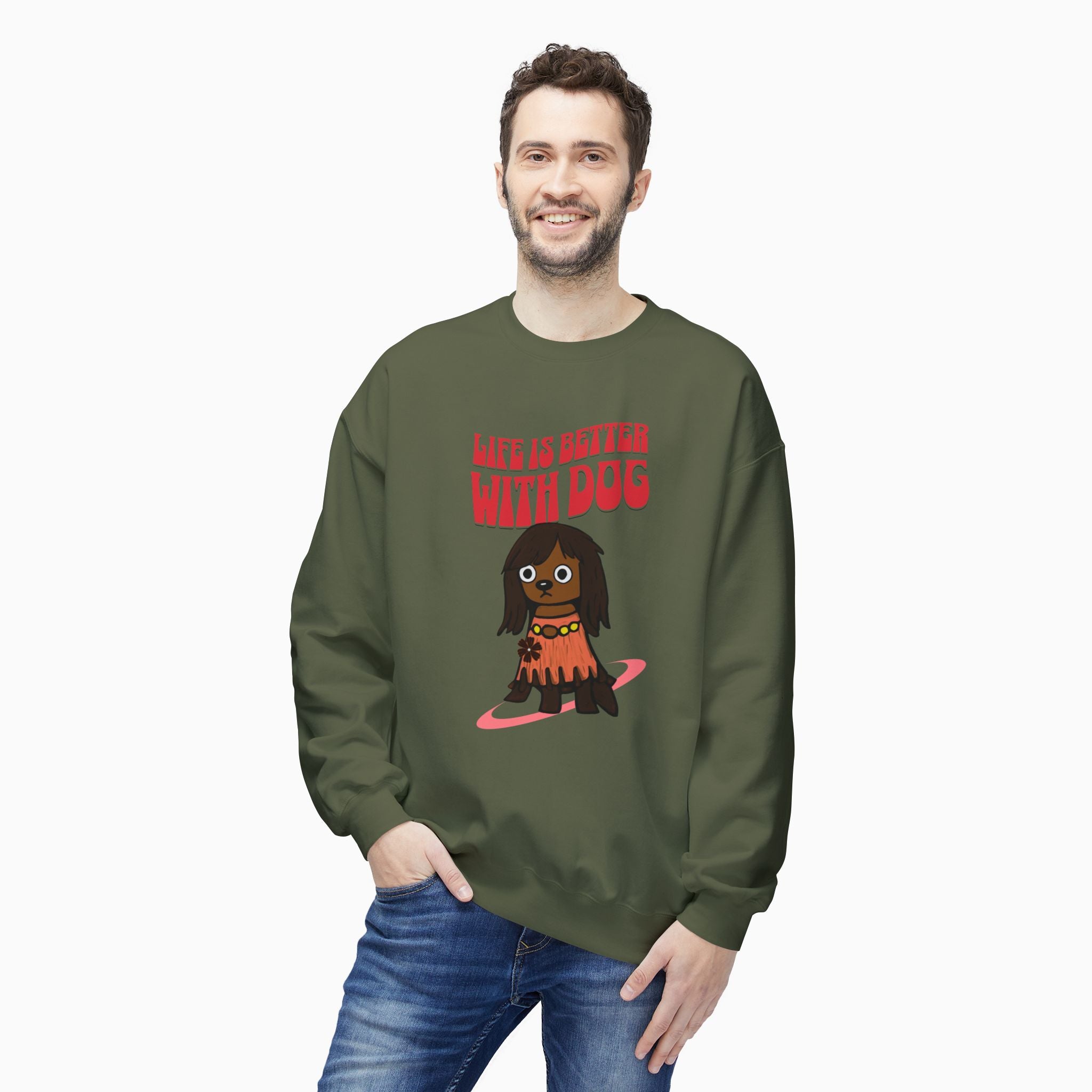 Life Is Better With Dog Unisex Sweatshirt