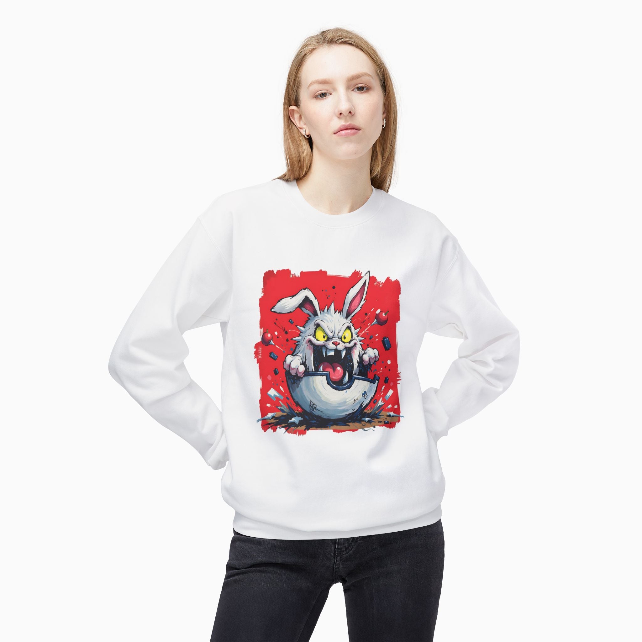 Crazy Rabbit Poké Ball Unisex Sweatshirt