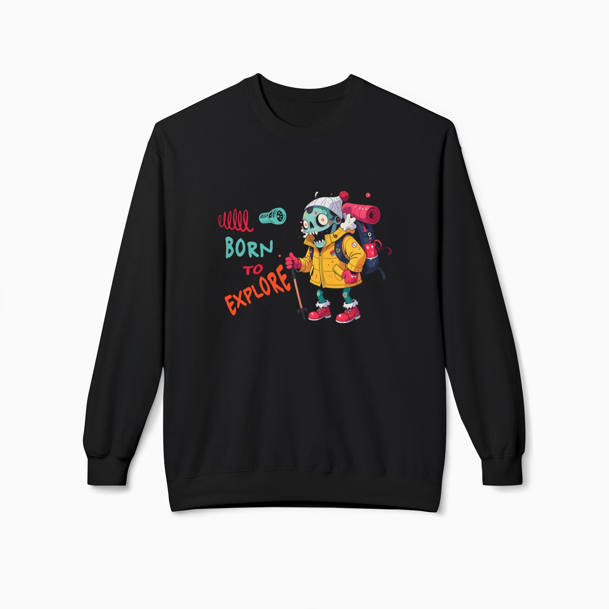 Born To Explore Zombie Unisex Sweatshirt