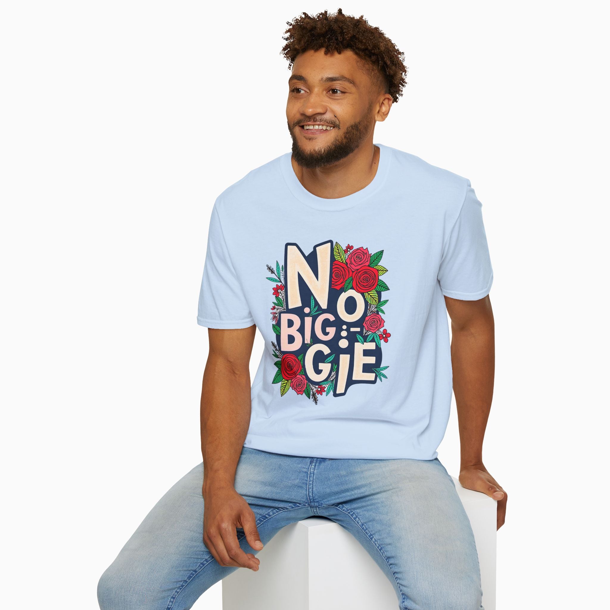 No Biggie With Floral Art  Unisex T-Shirt