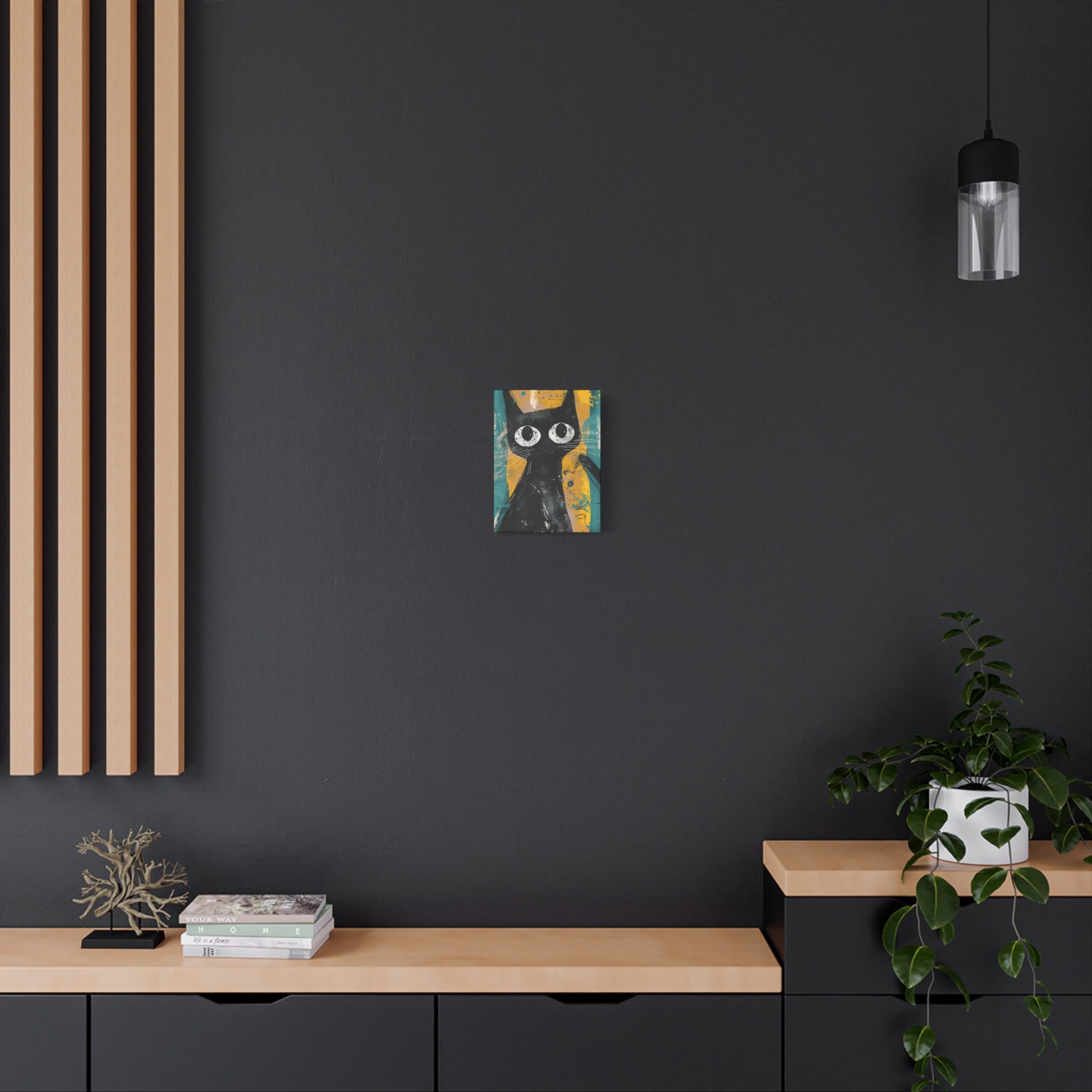 Black Cat Canvas Print