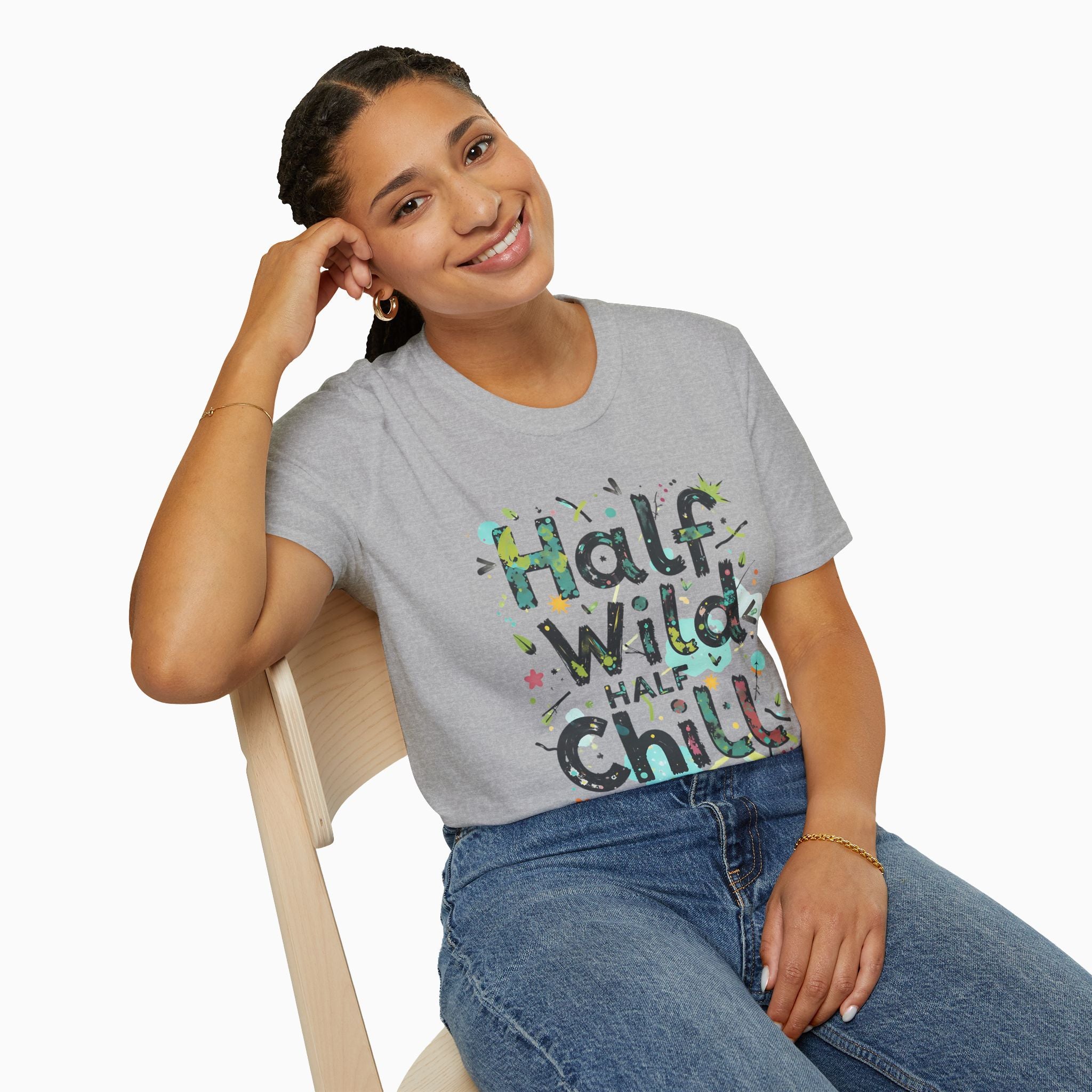 Half Wild, Half Chill Unisex T-Shirt