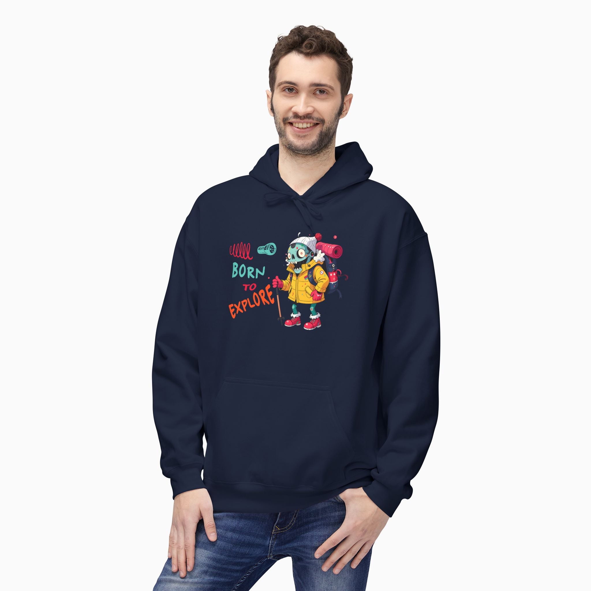 Born To Explore Zombie Unisex Hoodie