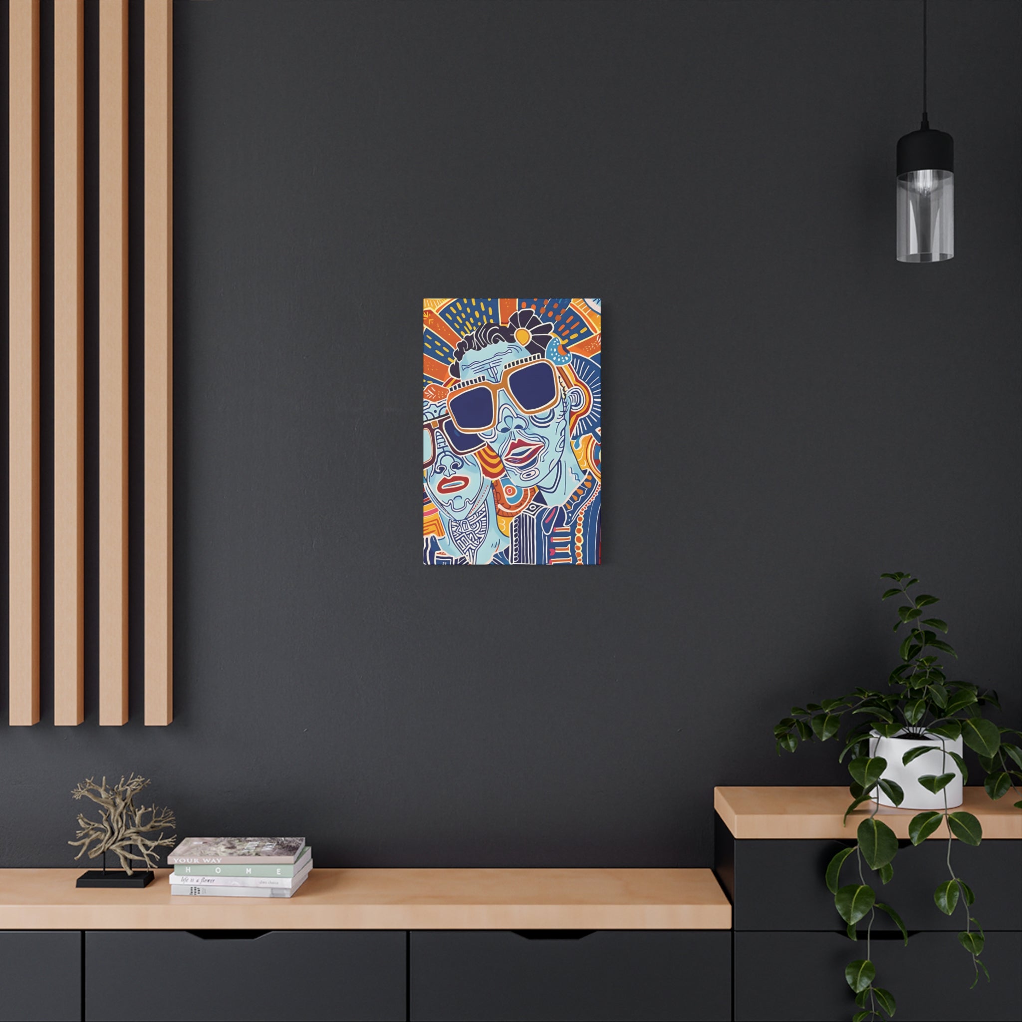 Dynamic Duo Vibes Canvas Print