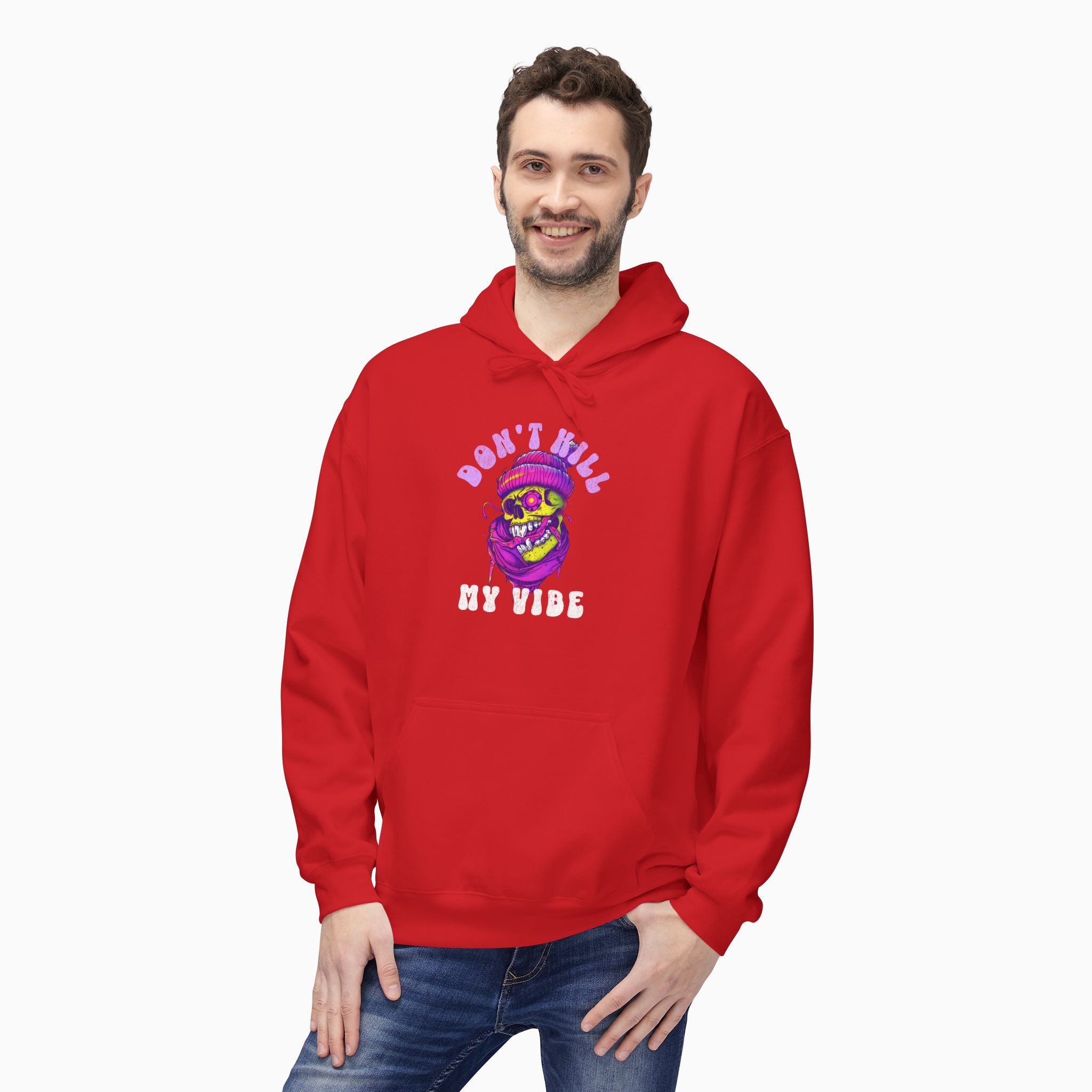 Don't Kill My Vibe Skull Unisex Hoodie