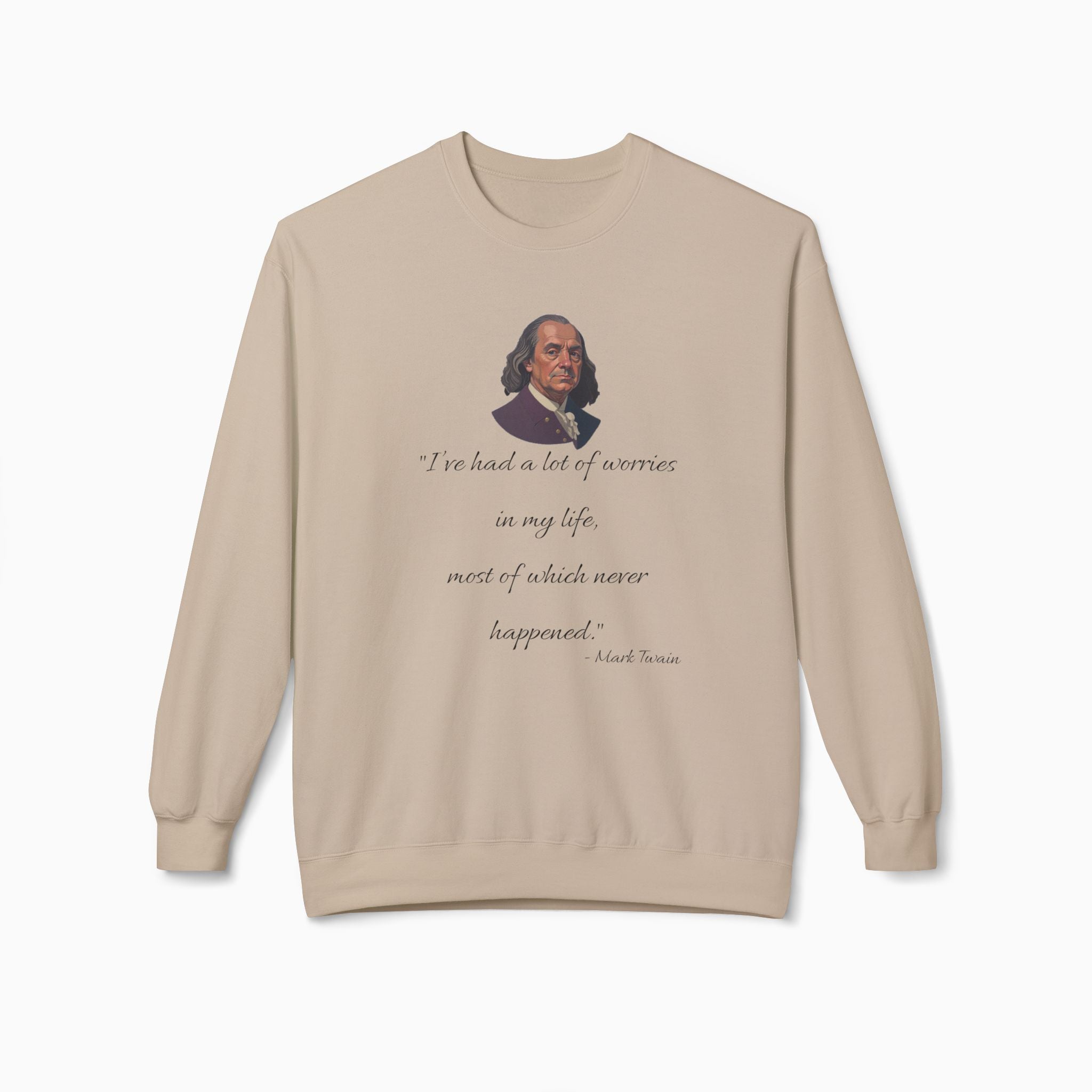 Mark Twain Life Advice Unisex Sweatshirt