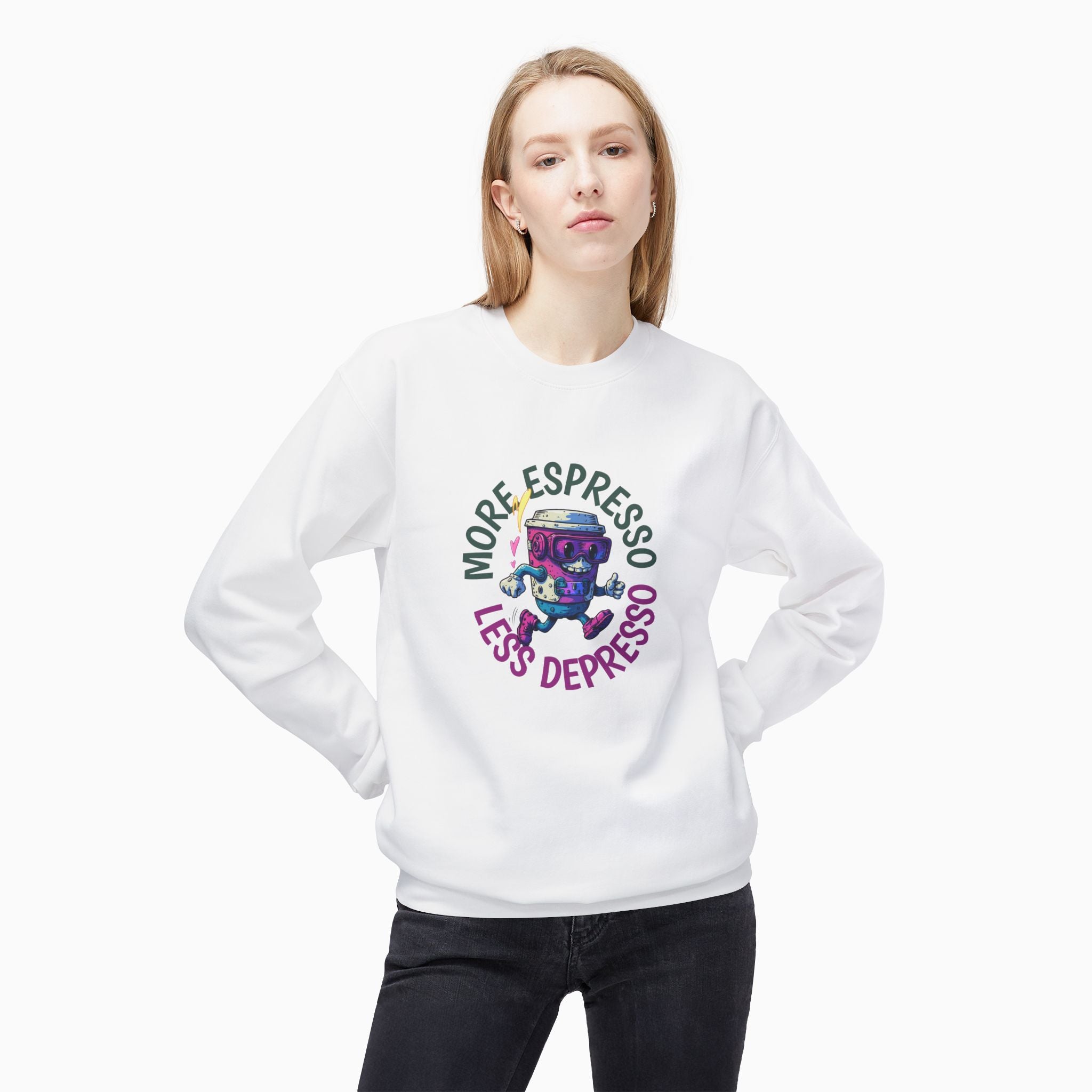 More Espresso Less Depresso Unisex Sweatshirt