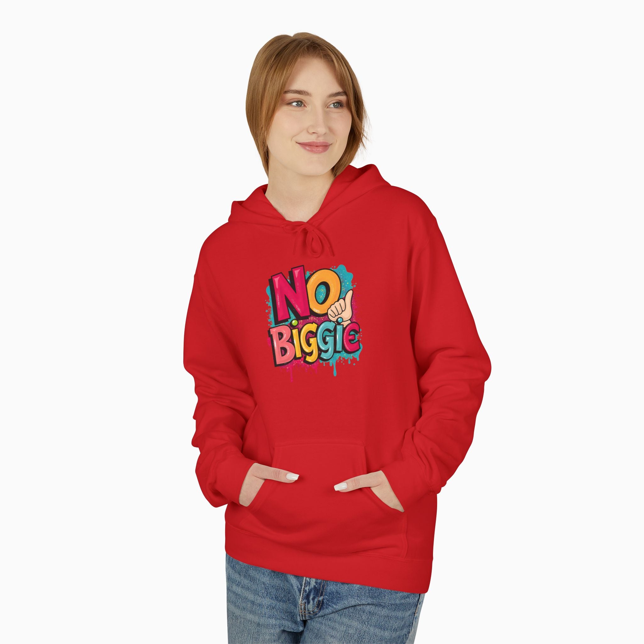 Thumbs Up & No Biggie Unisex Hoodie