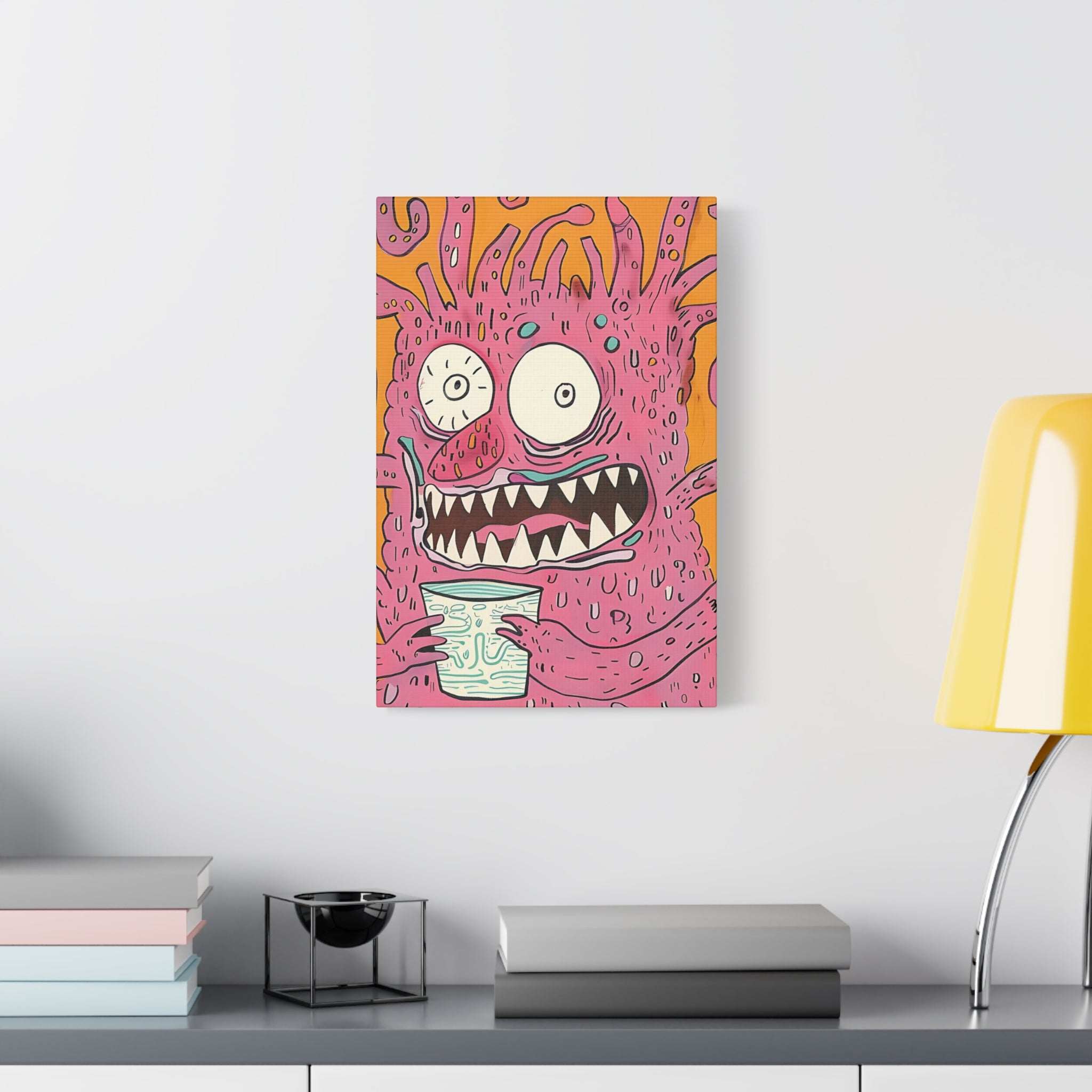 Labor Day Monster Canvas Print