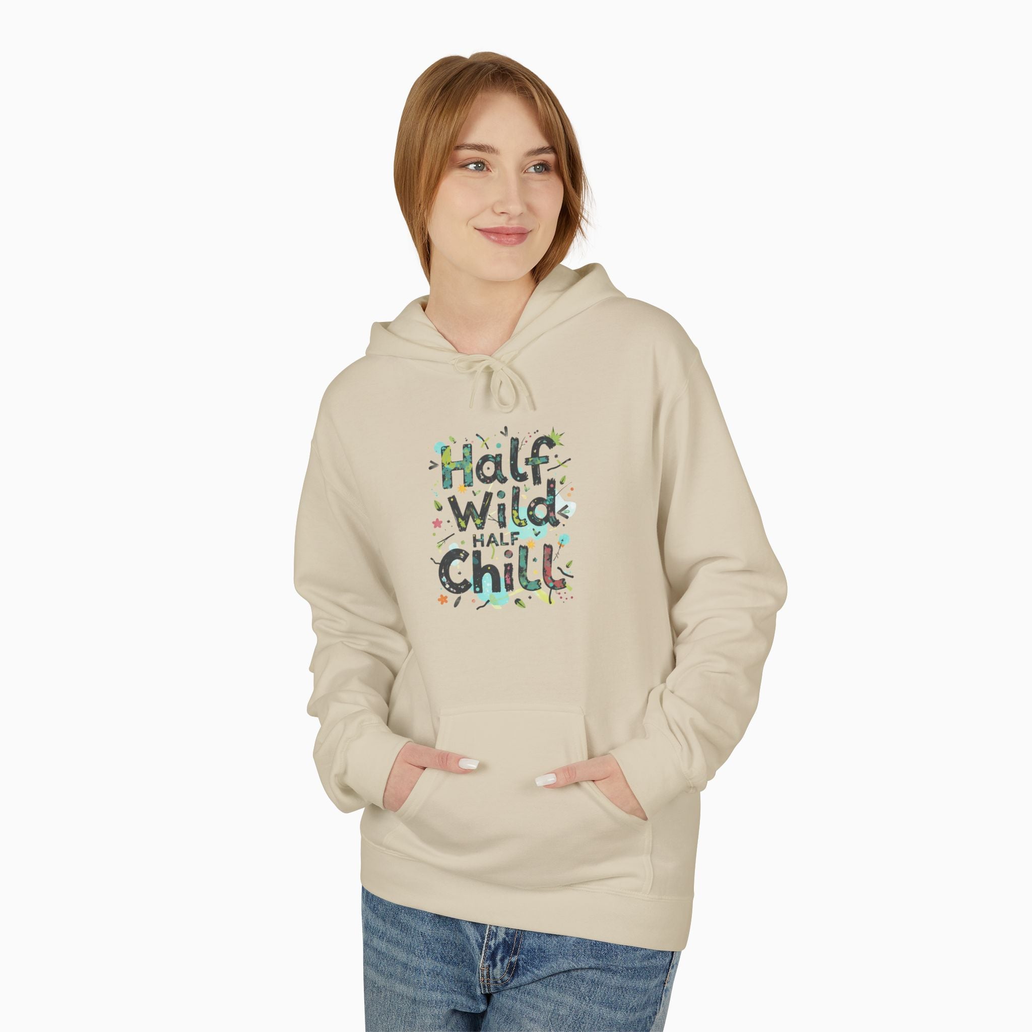 Half Wild, Half Chill Unisex Hoodie