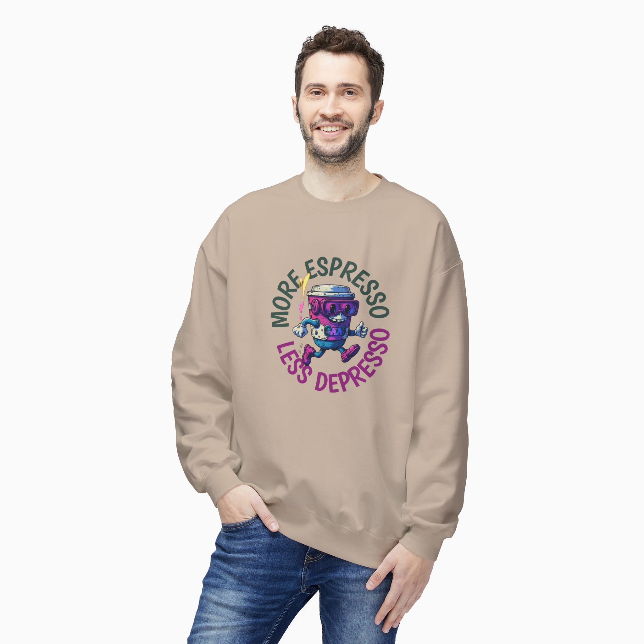 More Espresso Less Depresso Unisex Sweatshirt