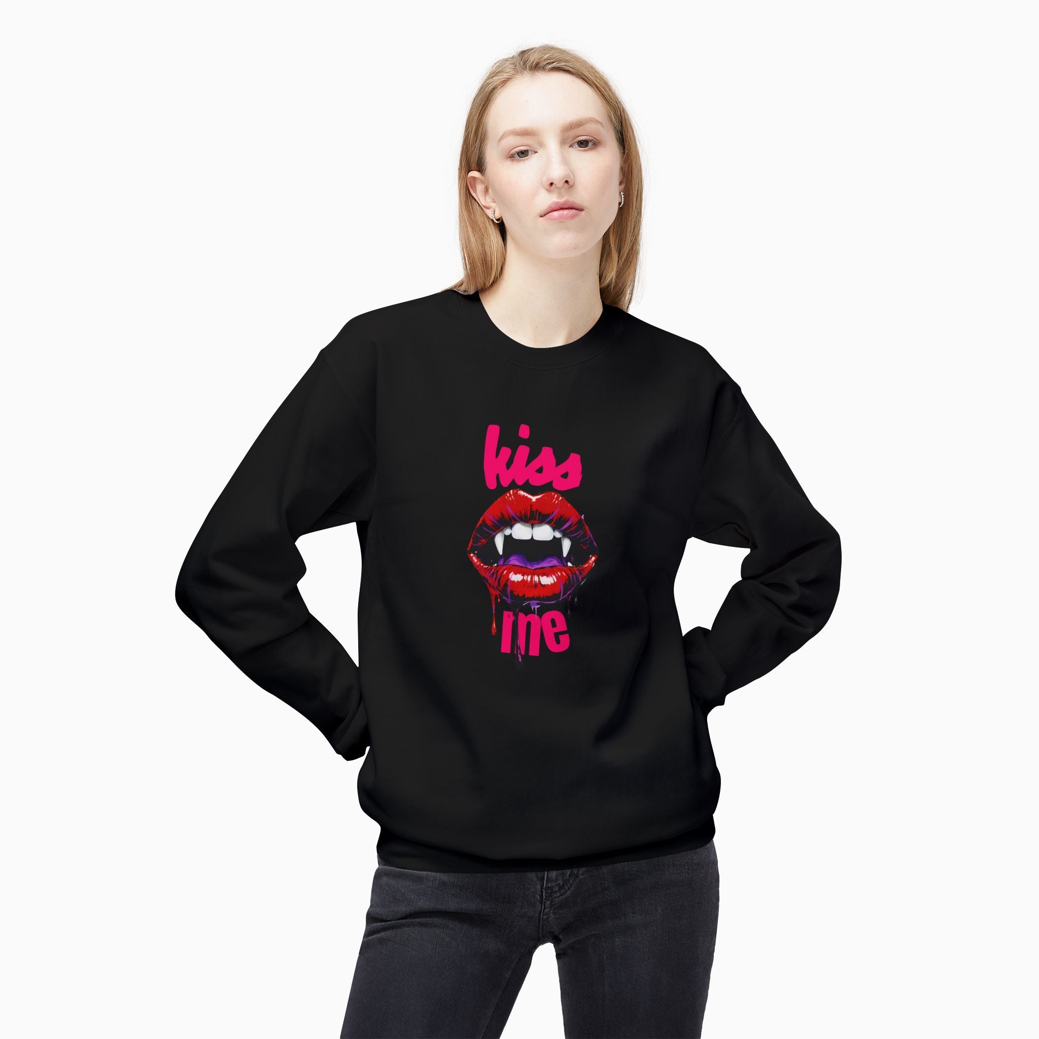 Kiss Me Vampire Unisex Sweatshirt