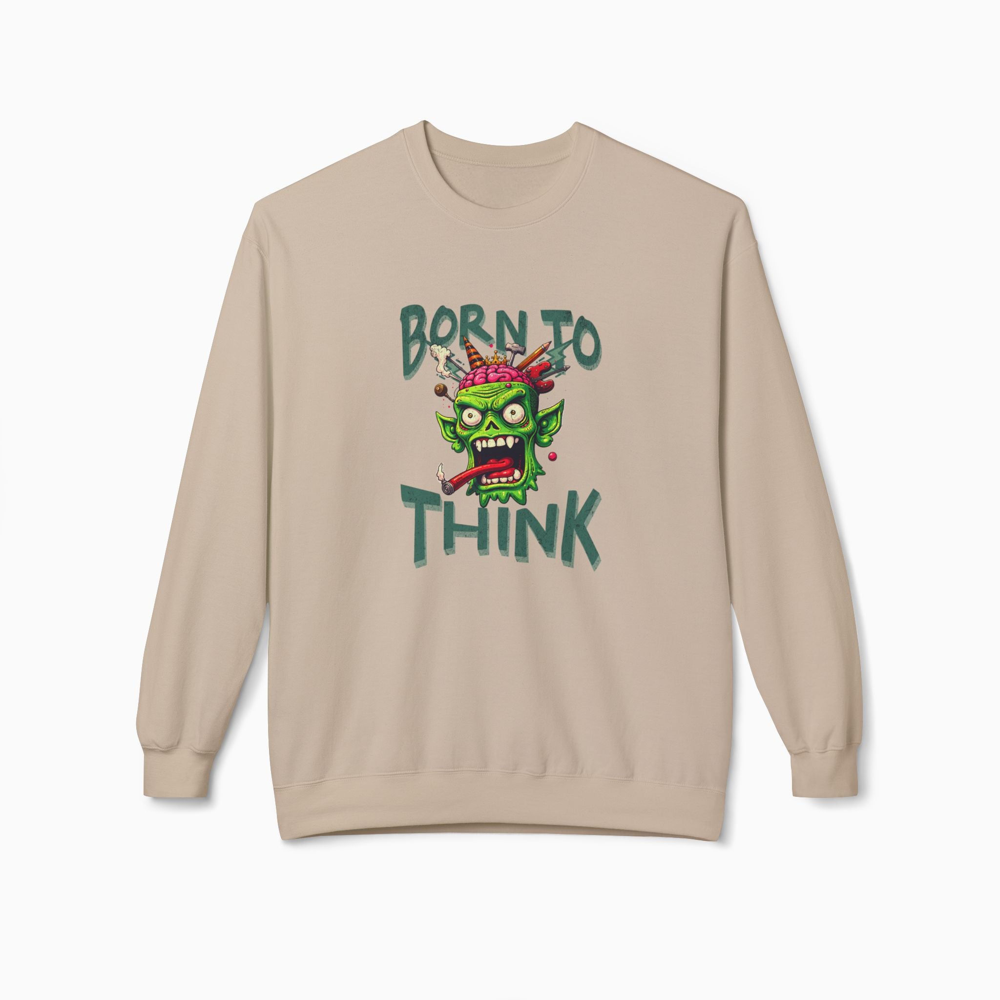 Born to Think Skull Unisex Sweatshirt