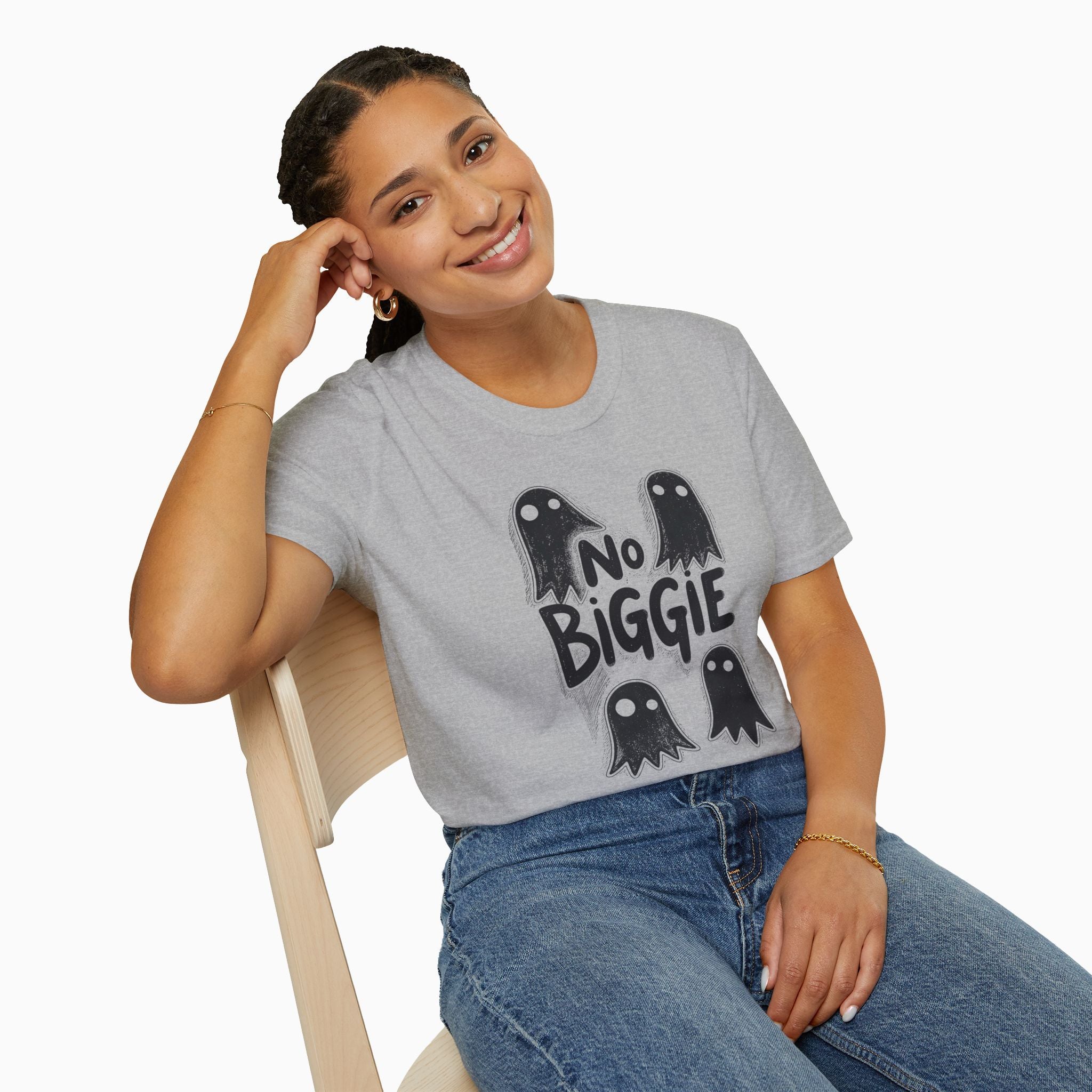 Boo Ghost & No Biggie Unisex T-Shirt