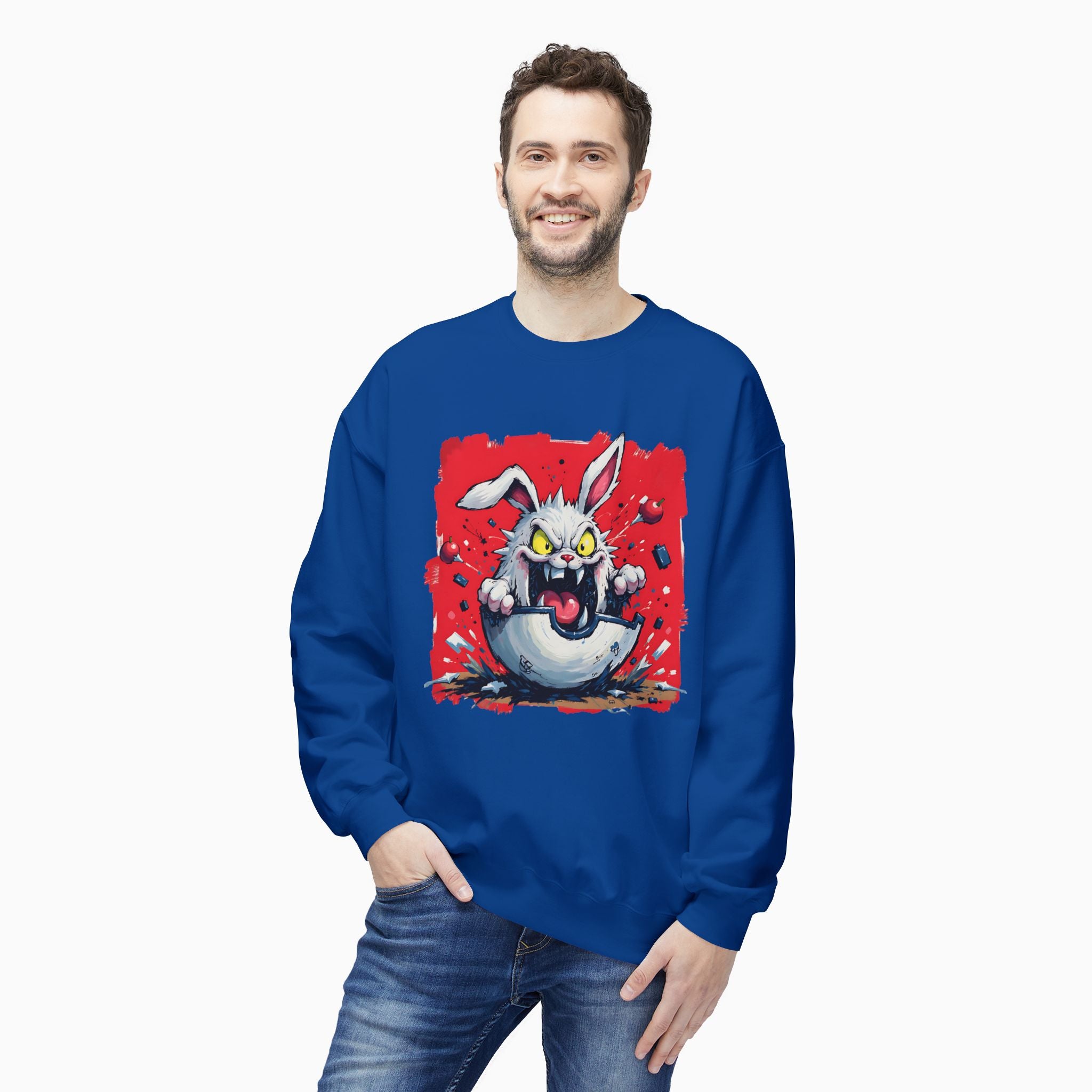 Crazy Rabbit Poké Ball Unisex Sweatshirt