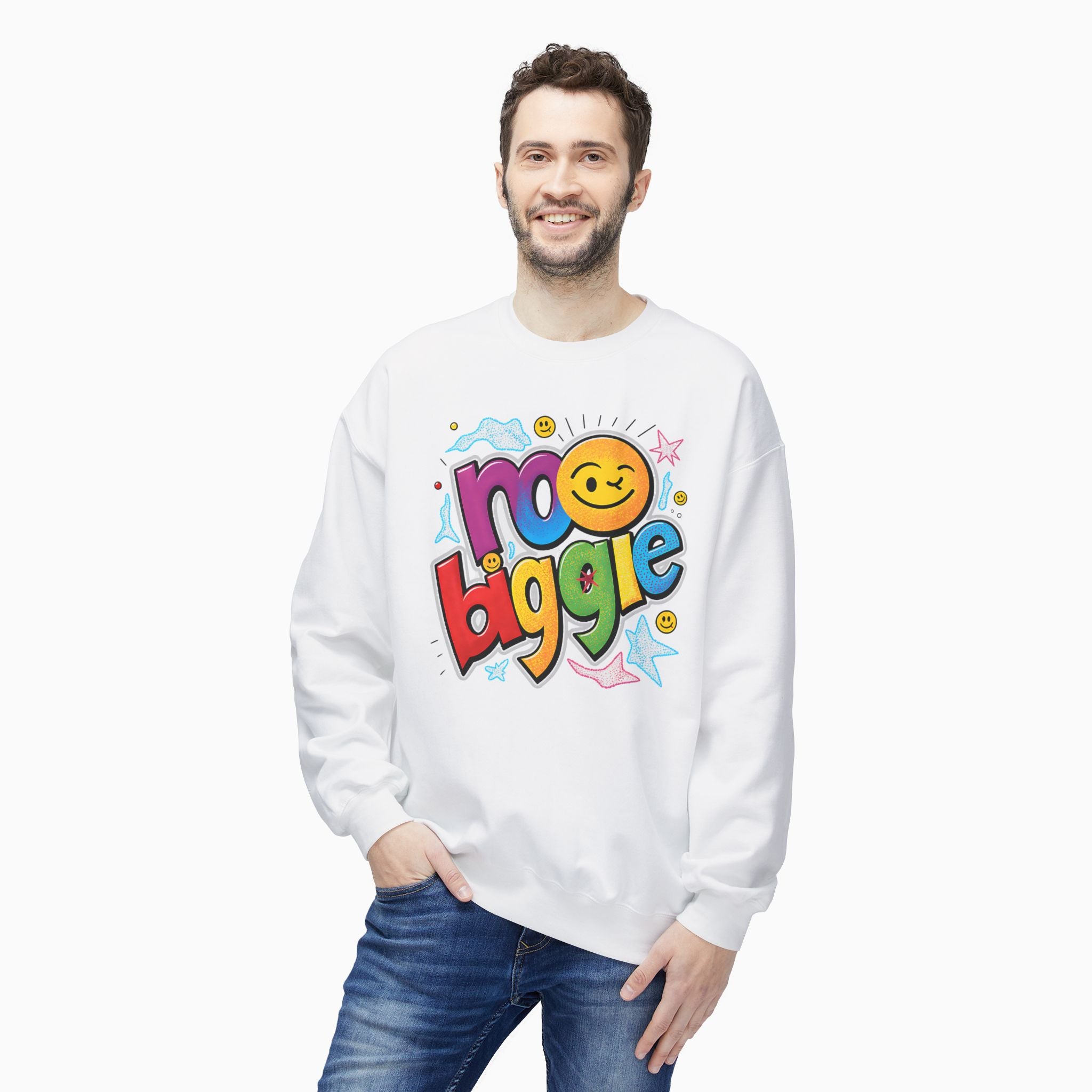 Emoji & No Biggie Unisex Sweatshirt