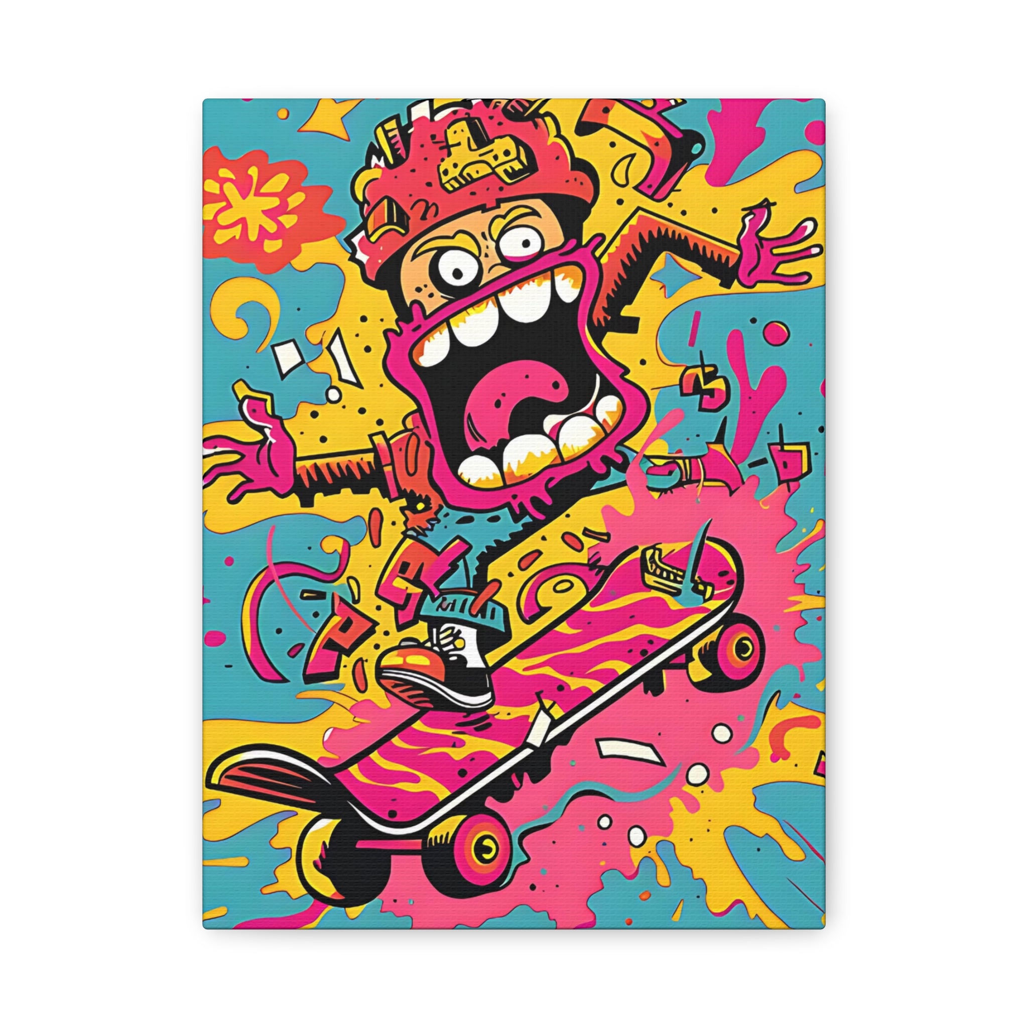 Skateboarder Canvas Print