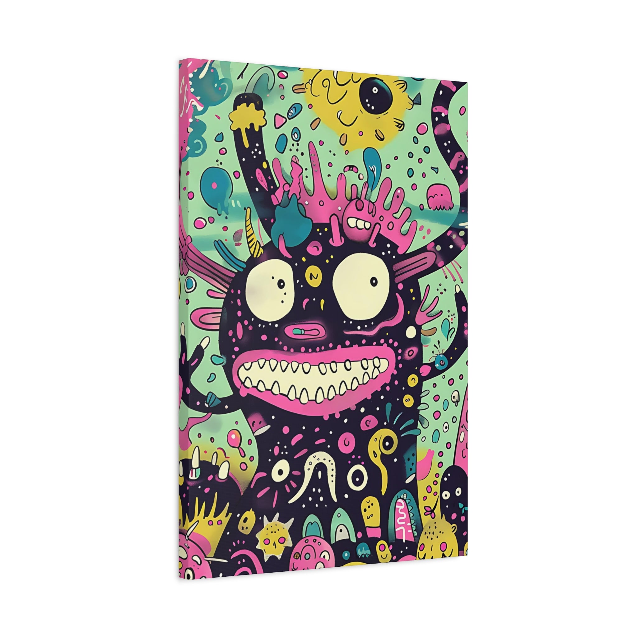 Chinese New Year Monster Canvas Print