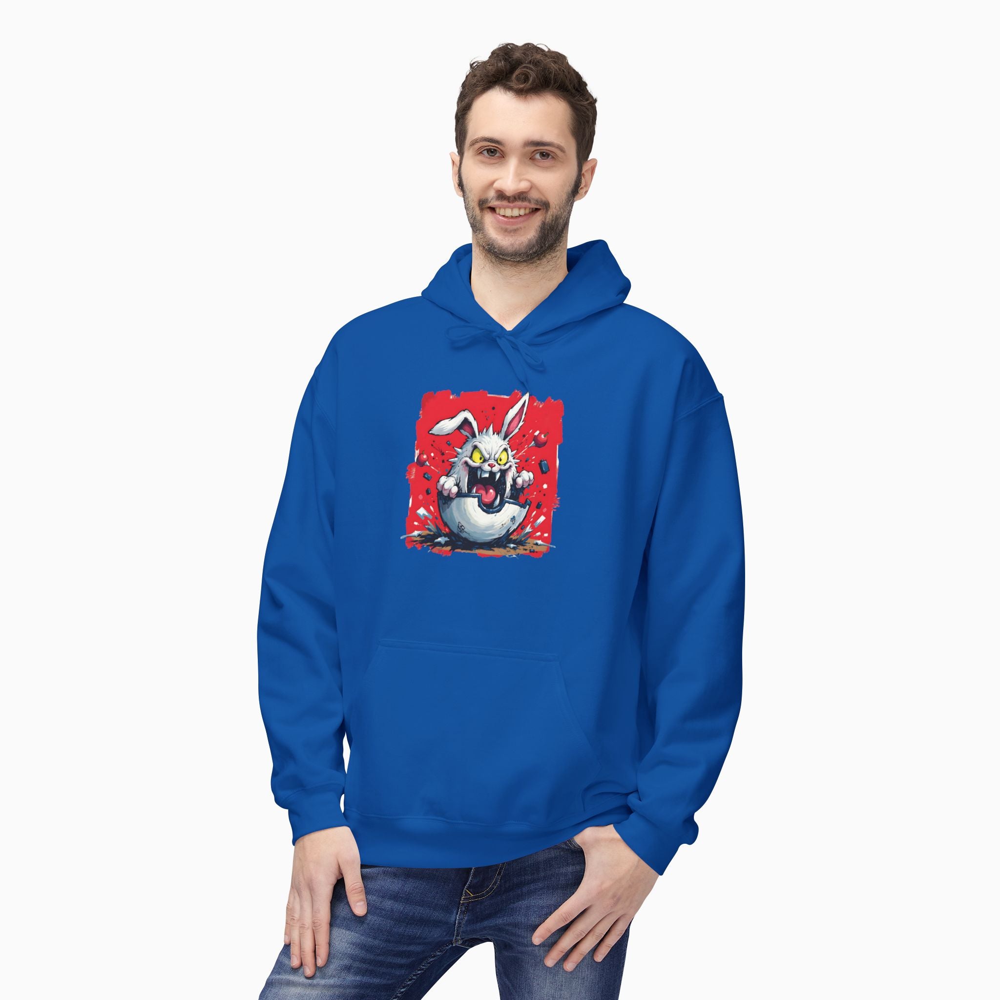 Crazy Rabbit Poké Ball Unisex Hoodie