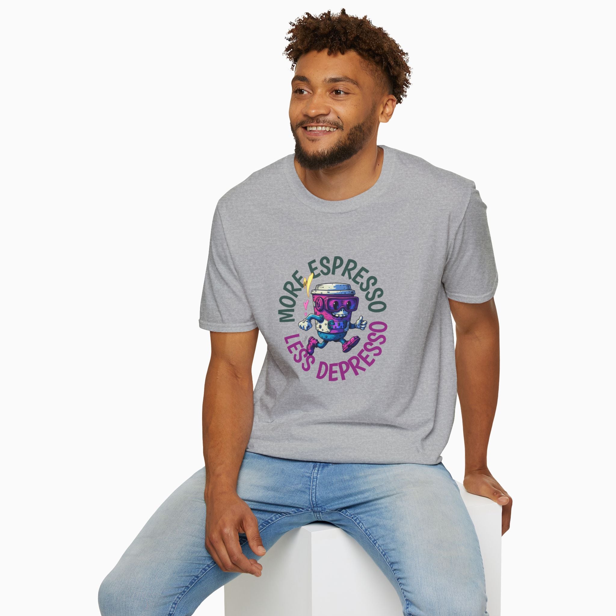 More Espresso Less Depresso Unisex T-Shirt