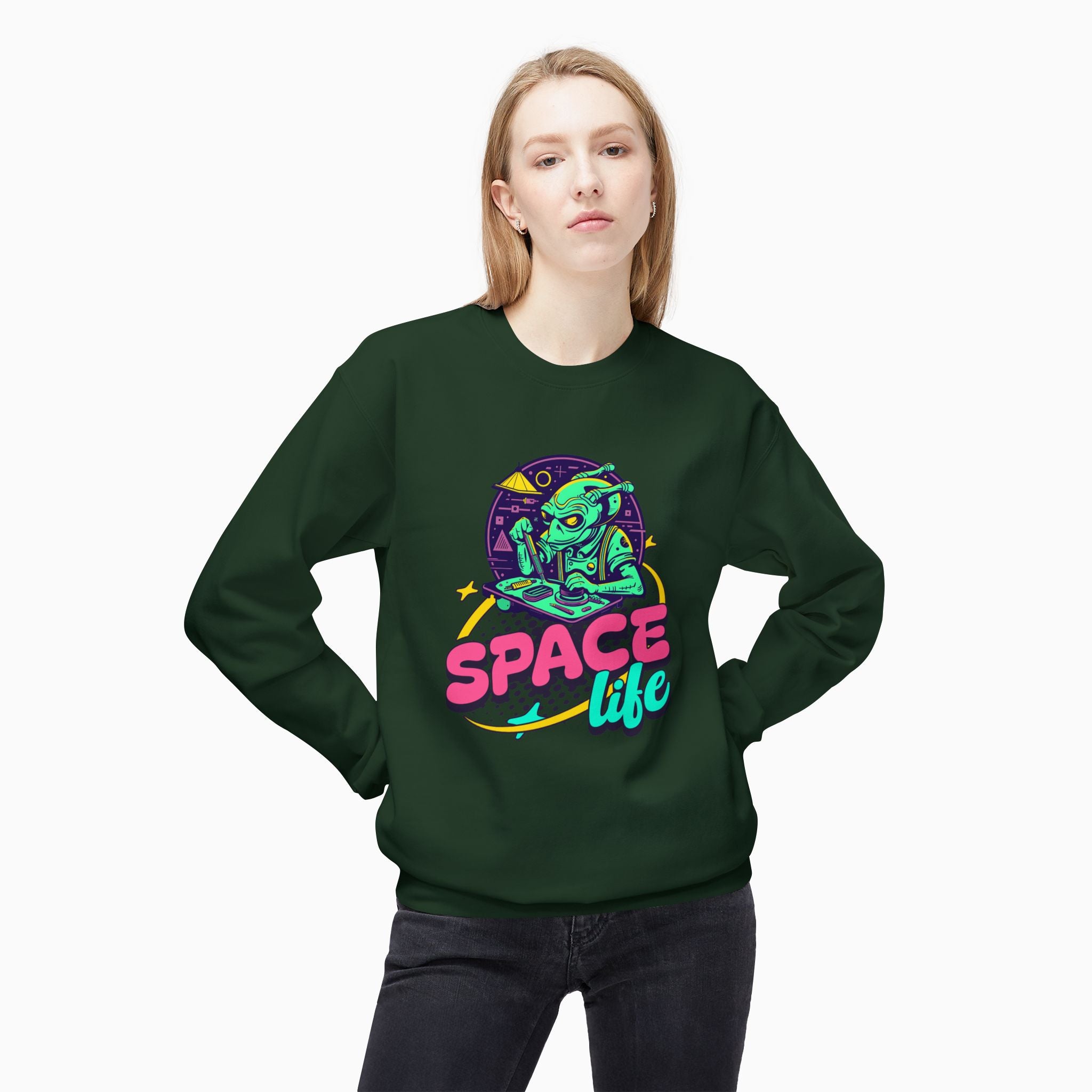 Alien Space Life Unisex Sweatshirt