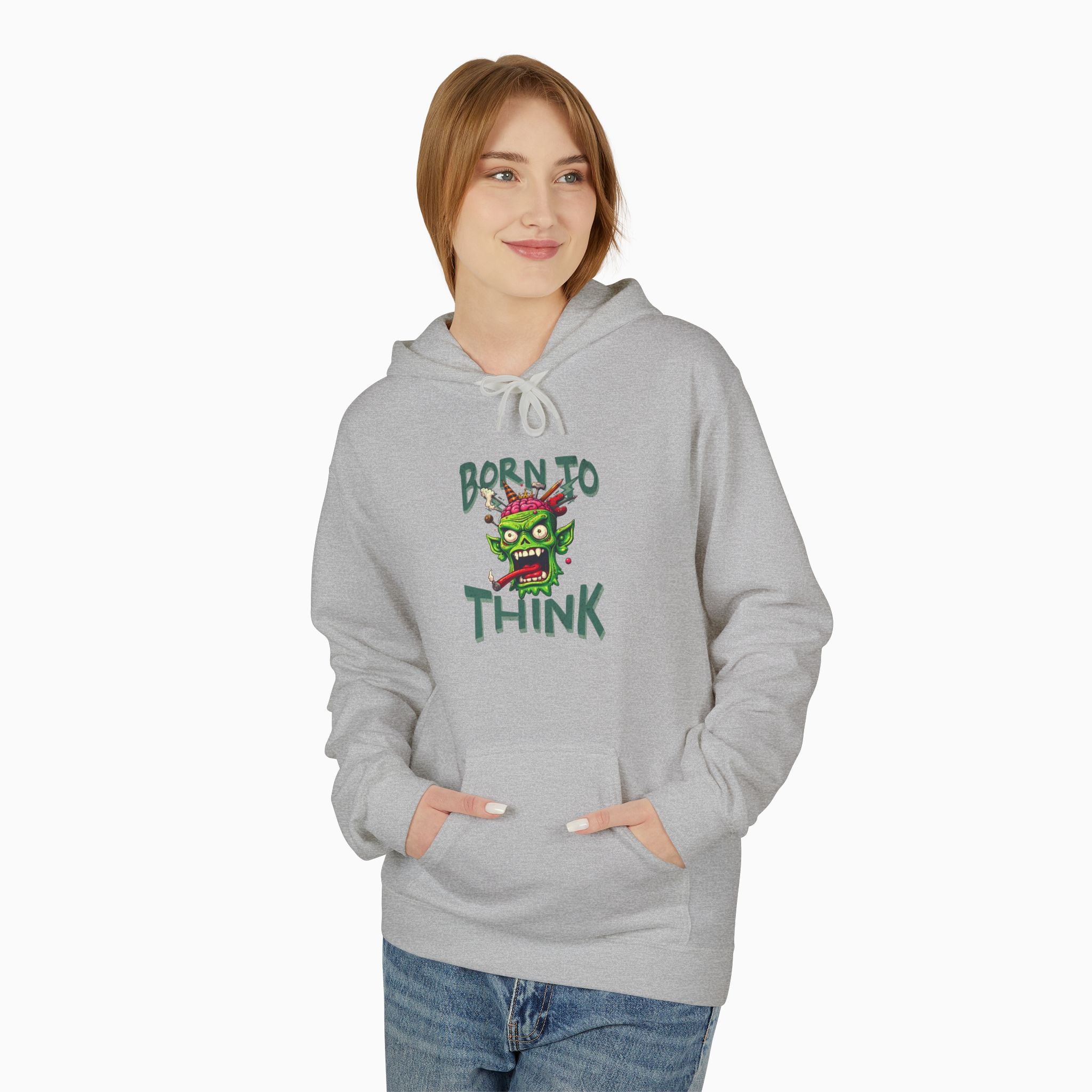 Born to Think Skull Unisex Hoodie